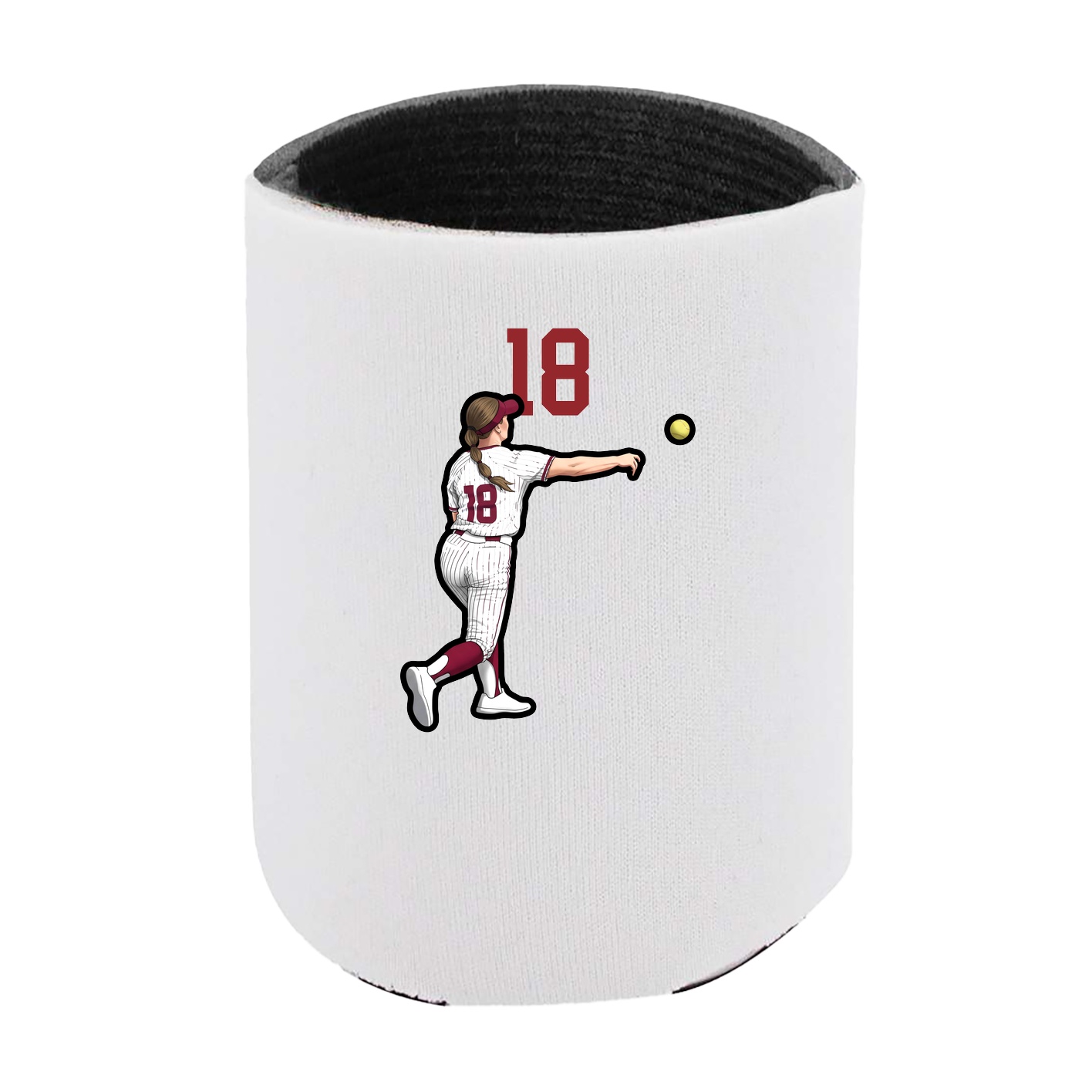 Can Holder — Number Top in White