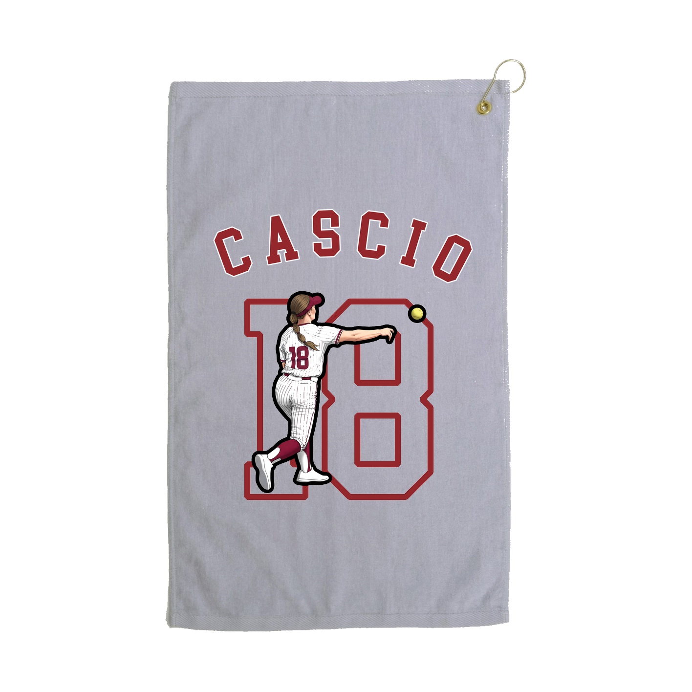 Golf Towel — Shirsey Arch in Grey
