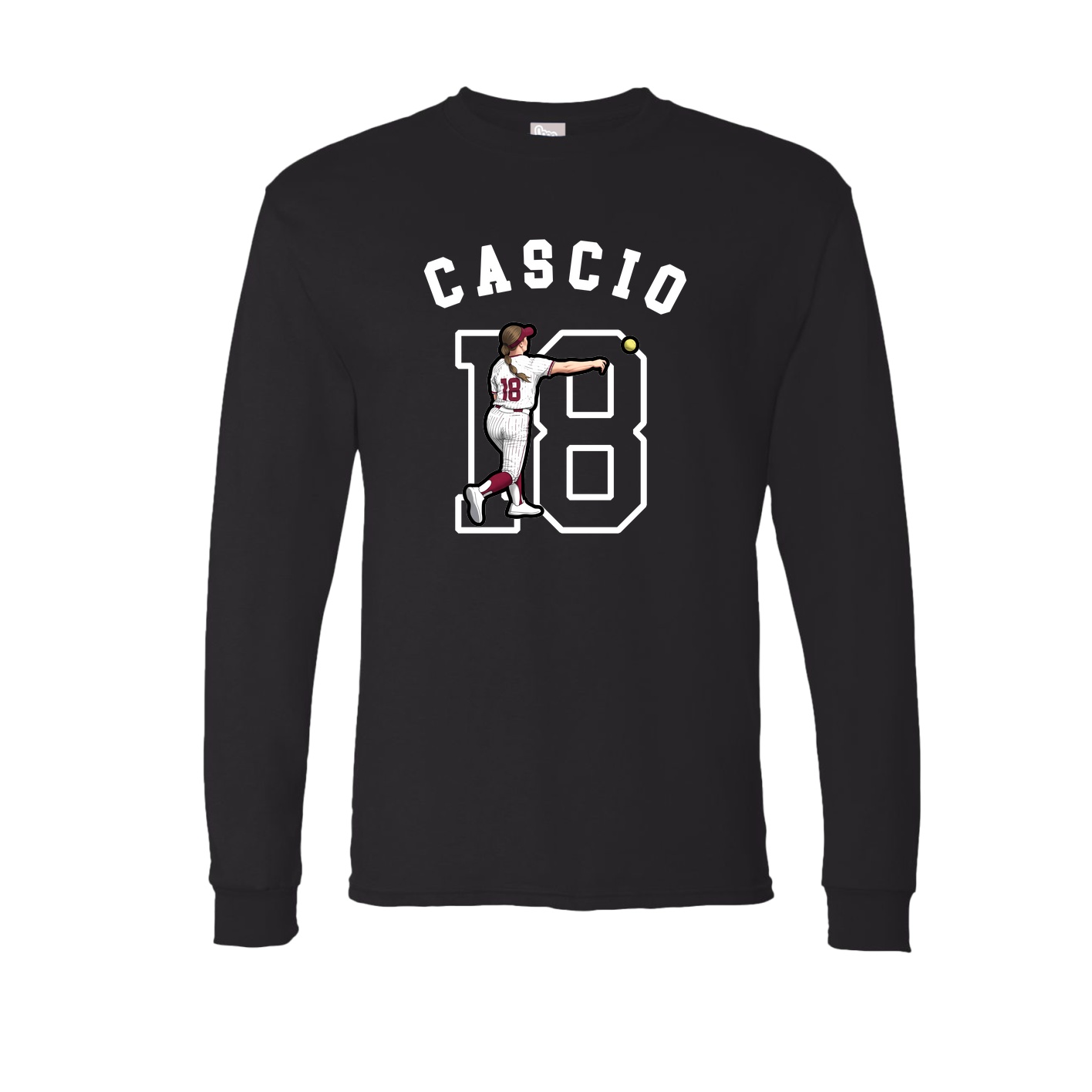 Long Sleeve Tee — Shirsey Arch in Black