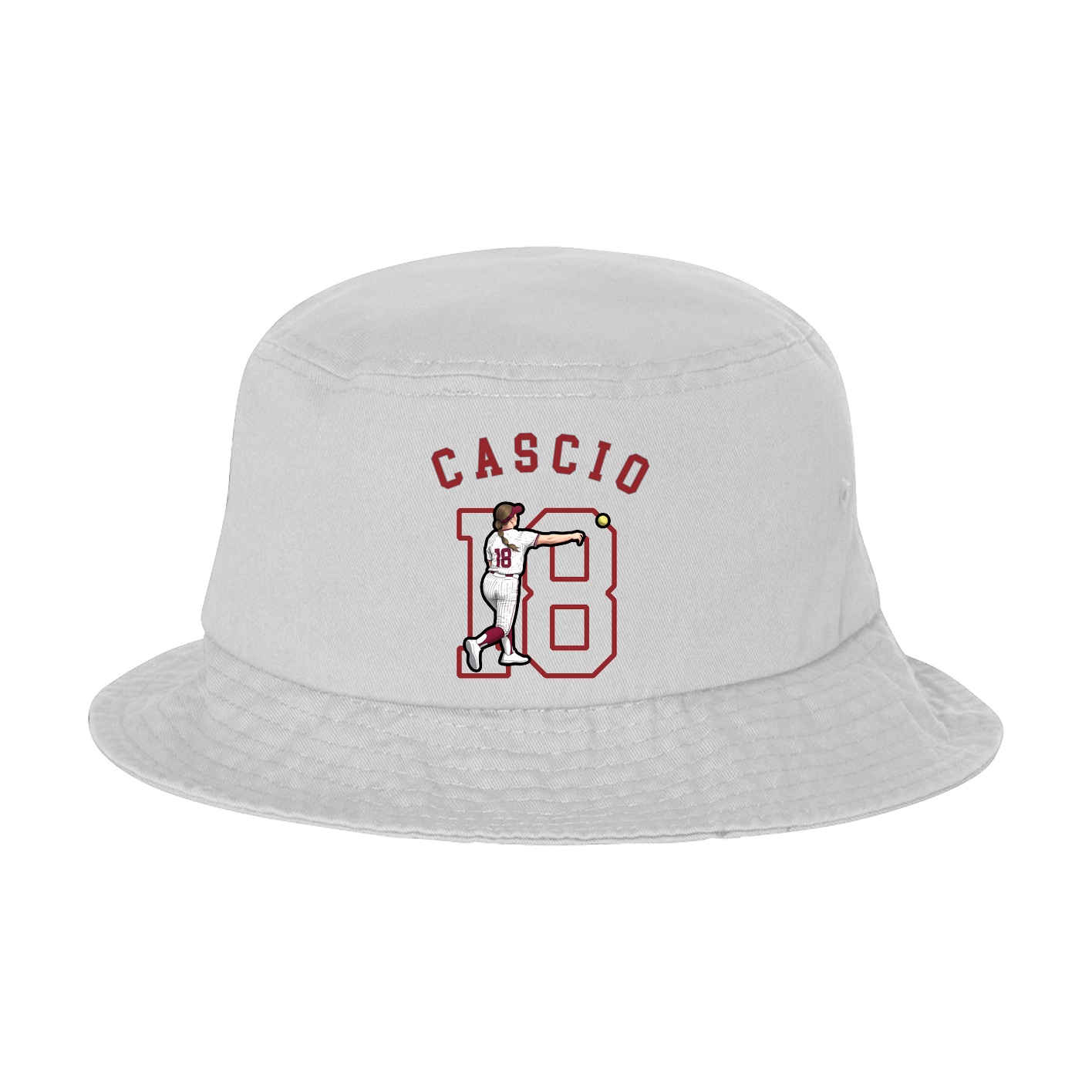 Bucket Cap — Shirsey Arch in White