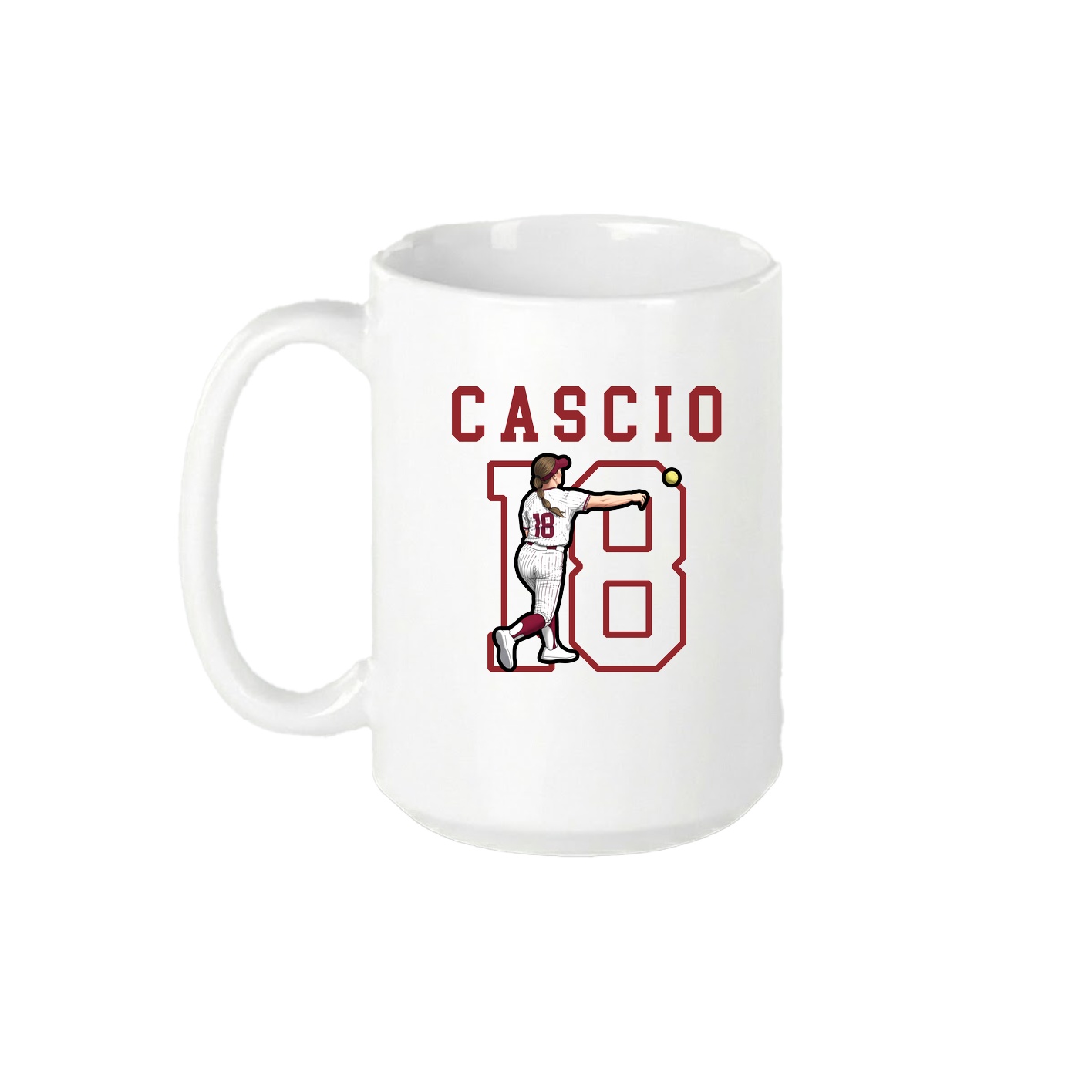 15oz Coffee Mug — Shirsey in White
