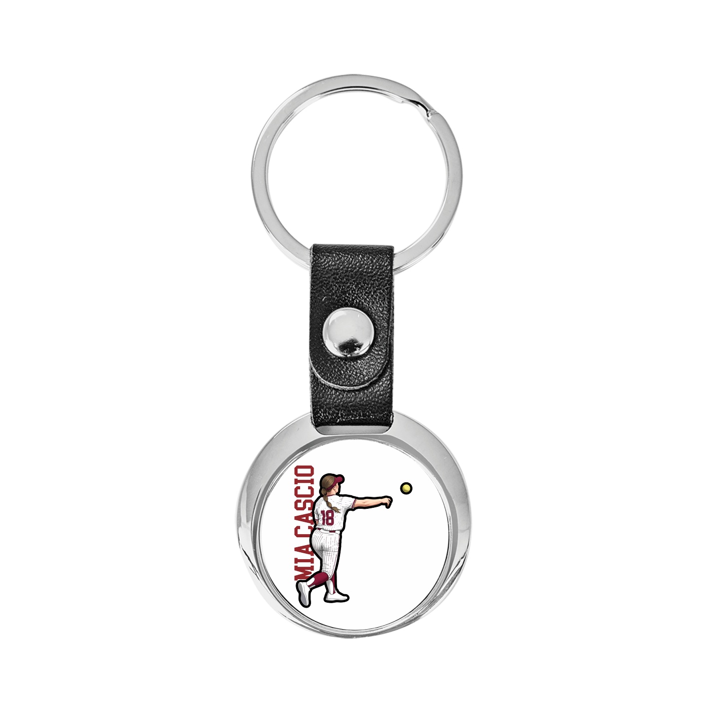 Key Chain — Name Vertical in Classic