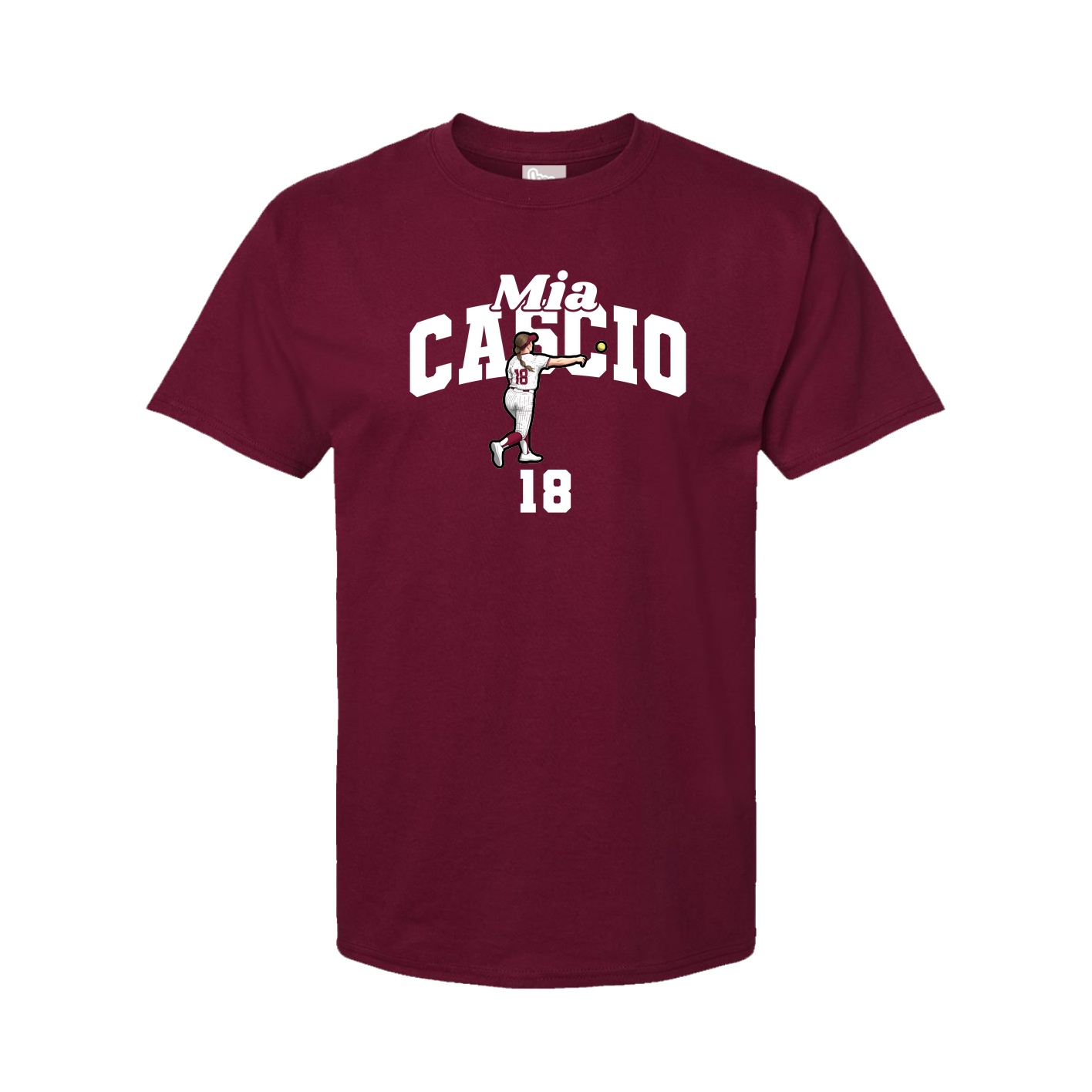 Youth Tee — Signature Arch in Cardinal