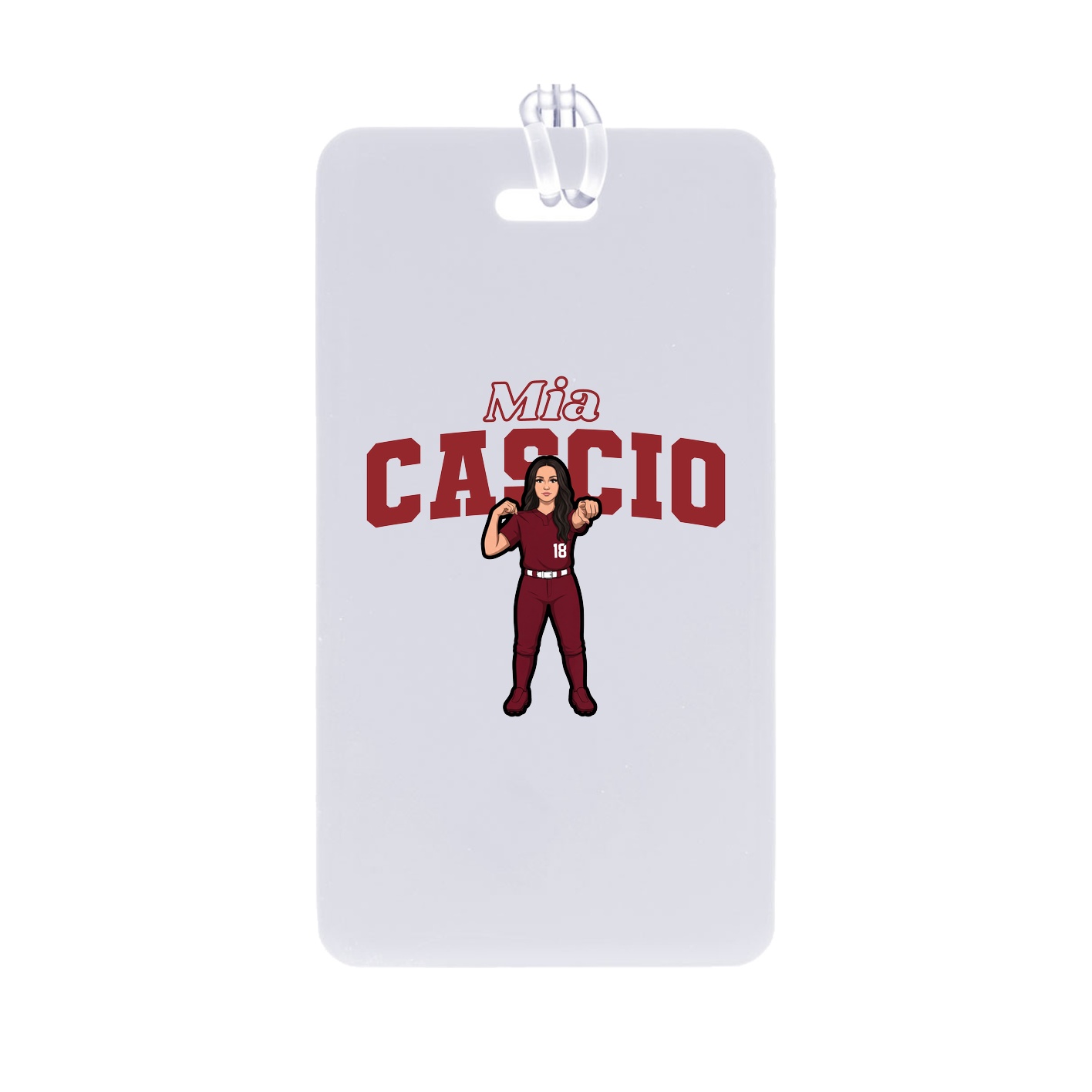 Bag Tag — Name Arch in Classic