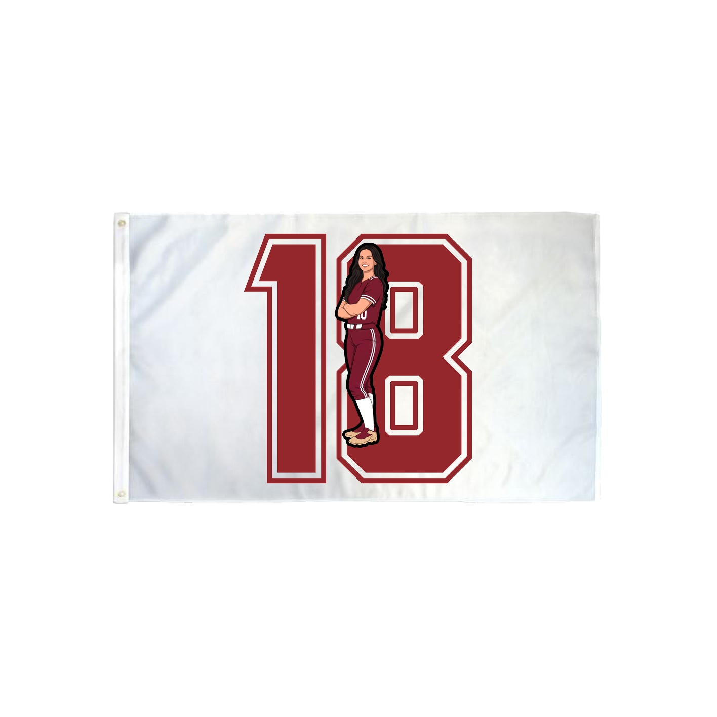 3x5 Flag — Number in Classic