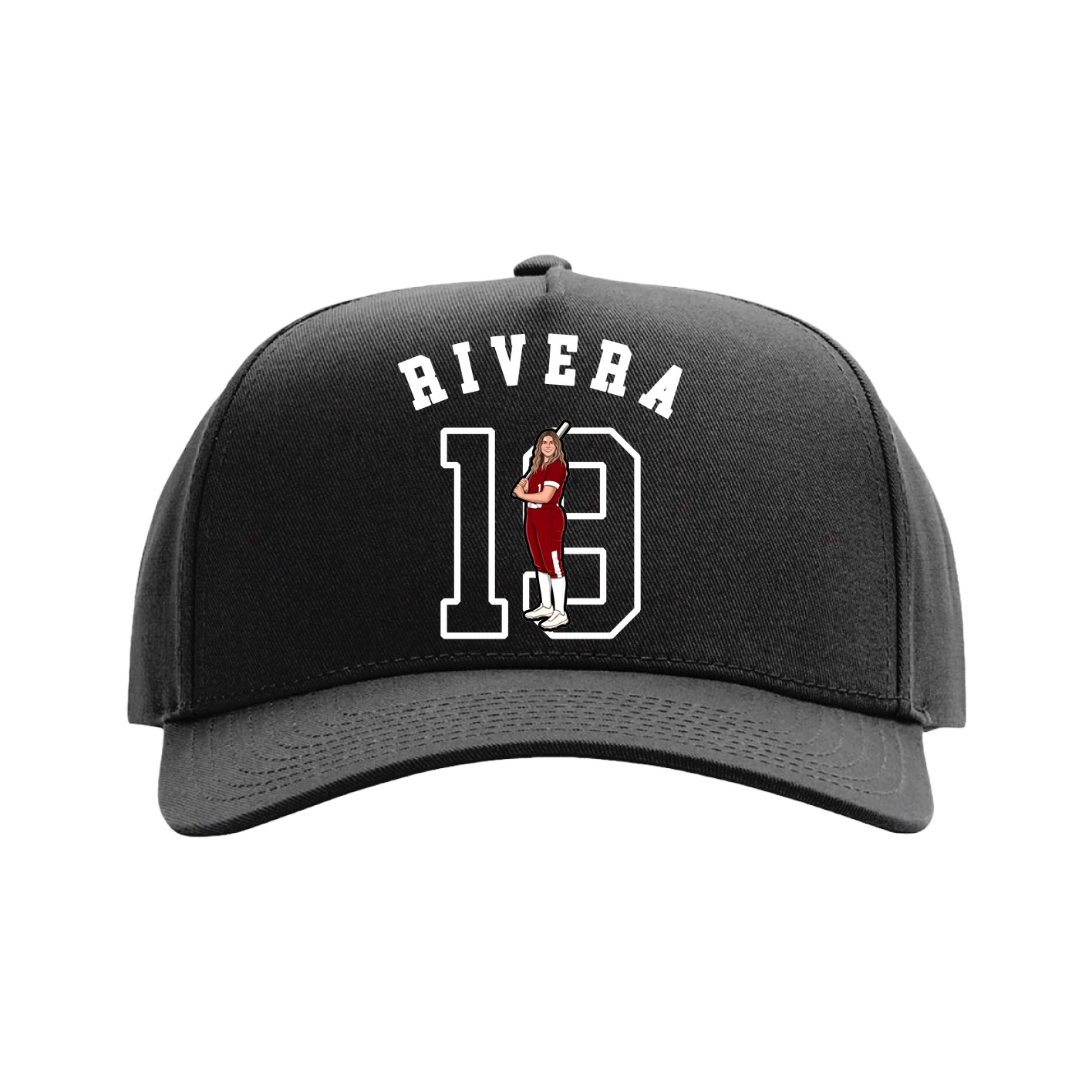 Full Fabric Five-Panel Champ Cap
