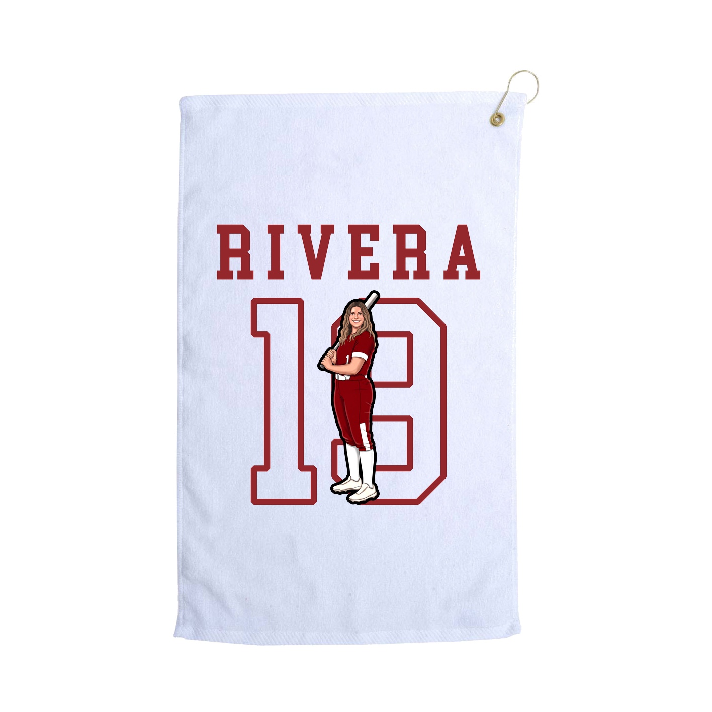 Golf Towel — Shirsey in White