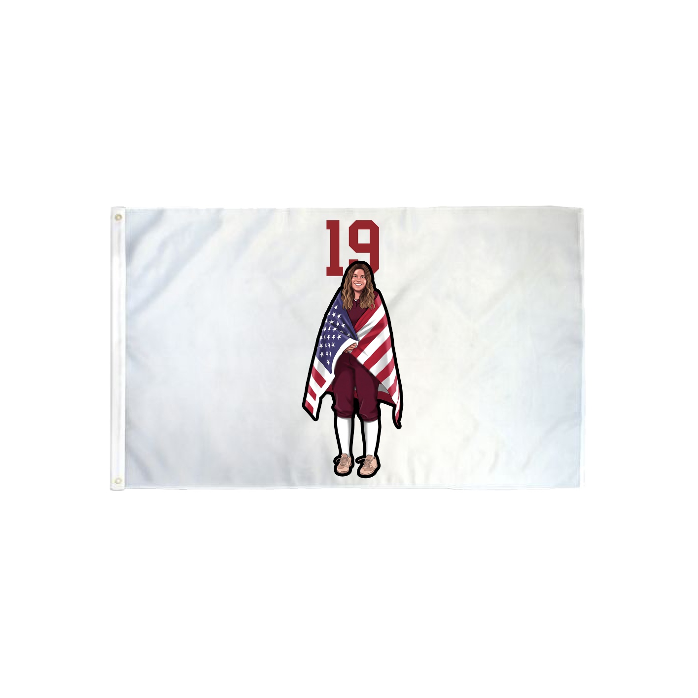 3x5 Flag — Number Top in Classic