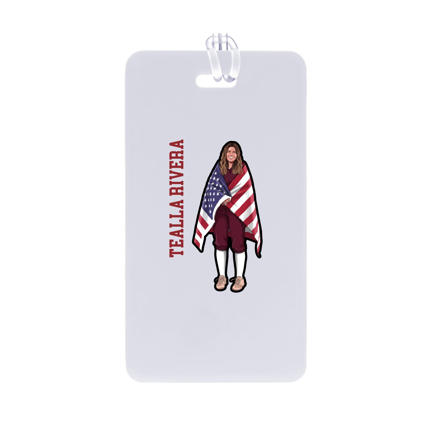 Bag Tag — Name Vertical in Classic