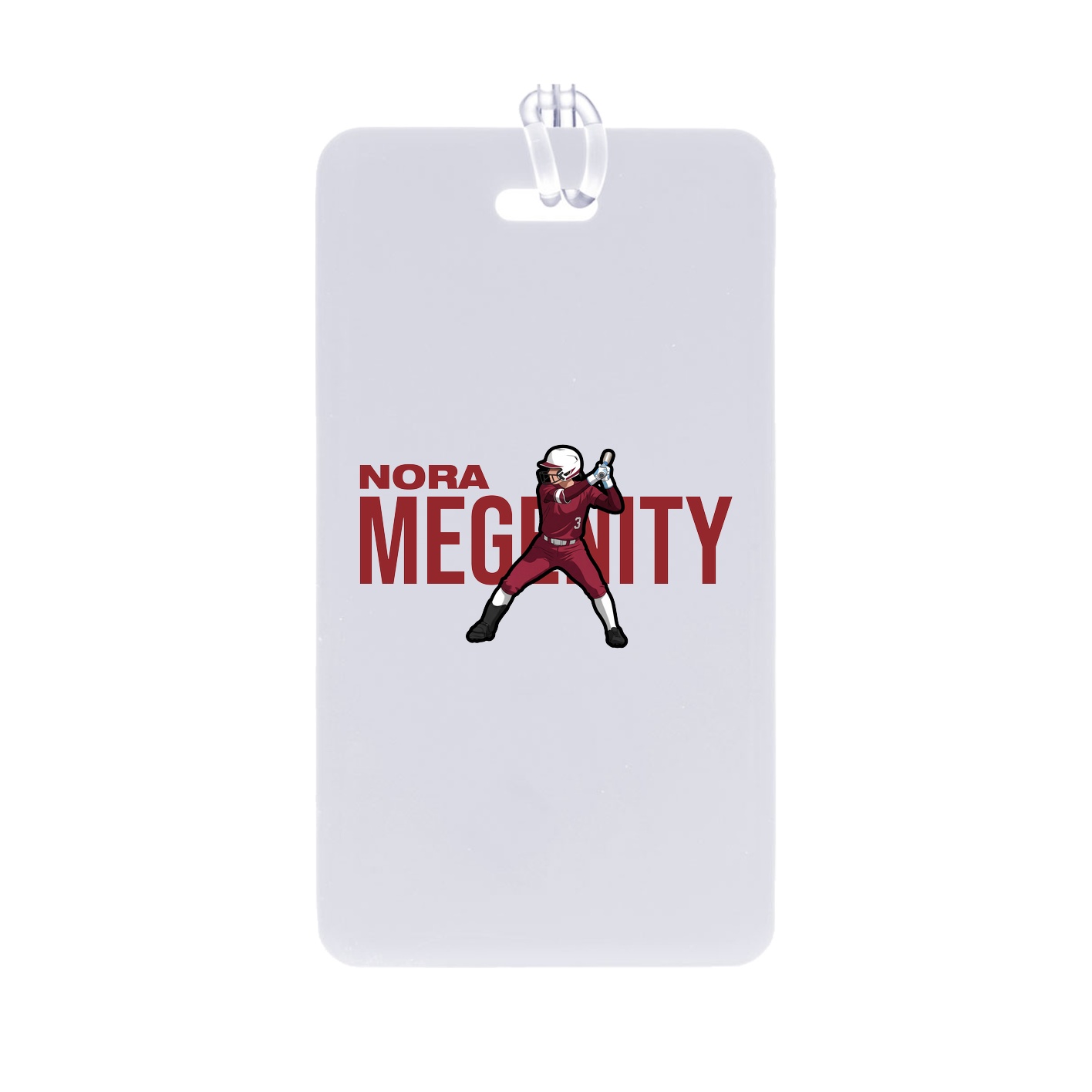 Bag Tag — Player Name in Classic