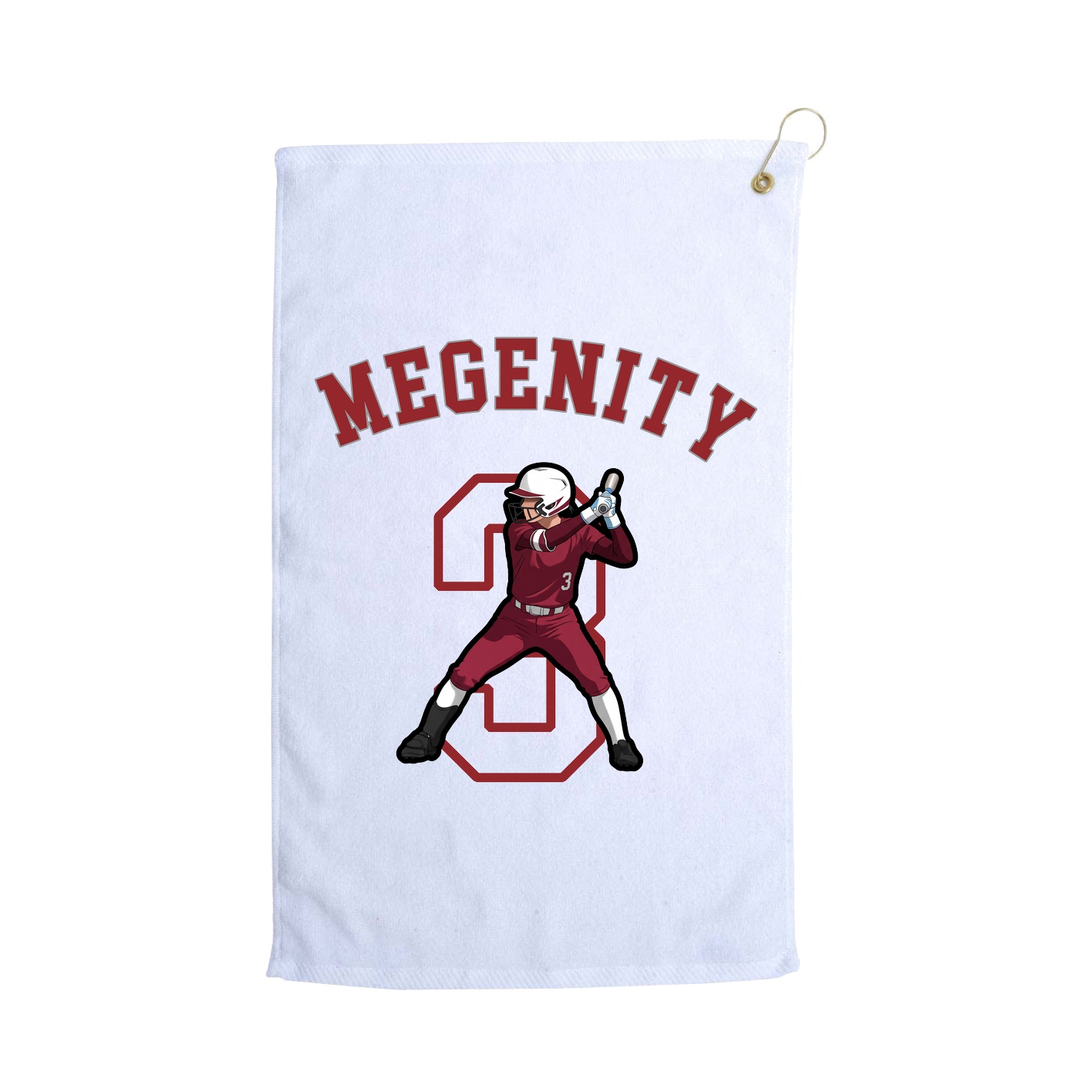 Golf Towel — Shirsey Arch in White