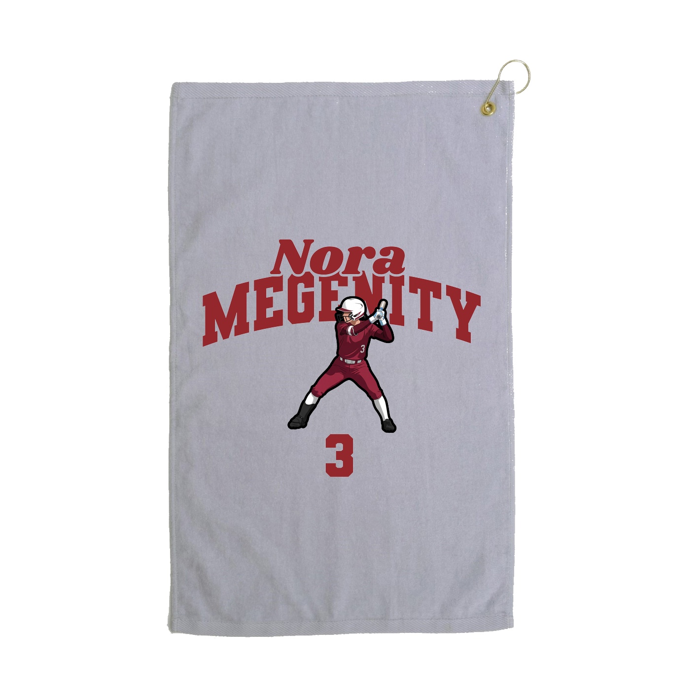 Golf Towel — Signature Arch in Grey