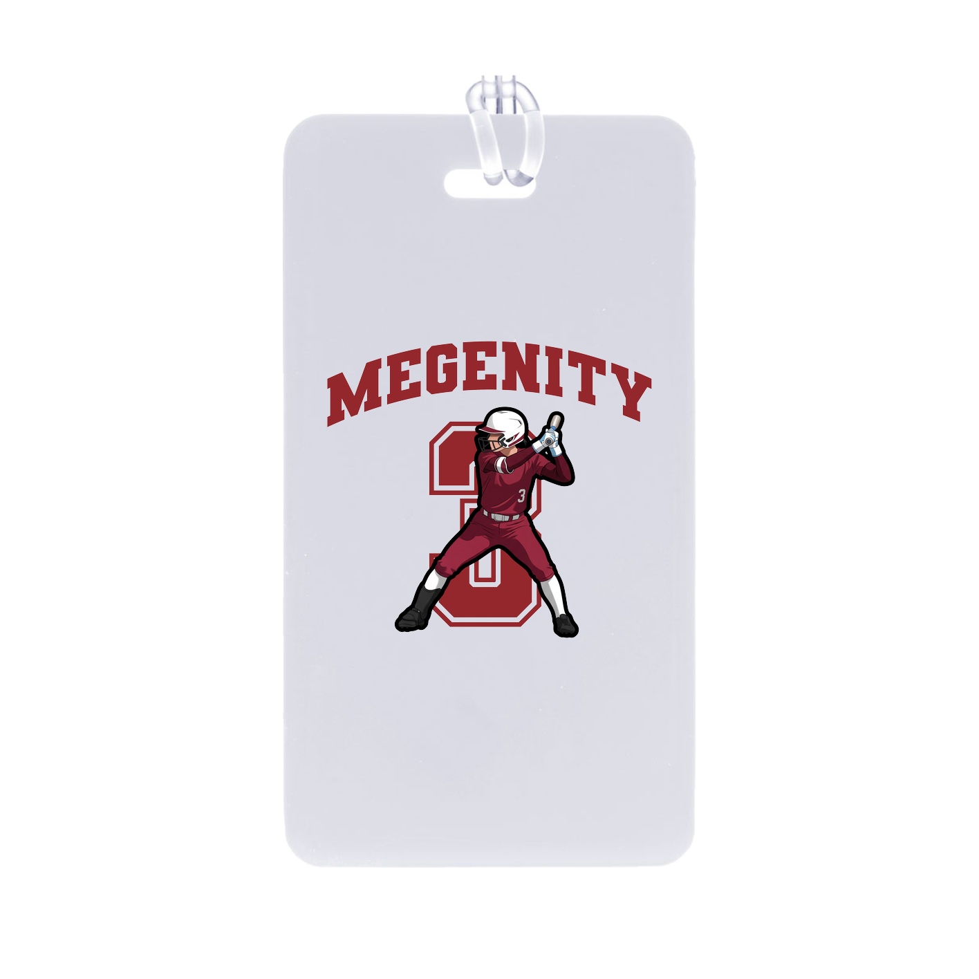 Bag Tag — Number in Classic