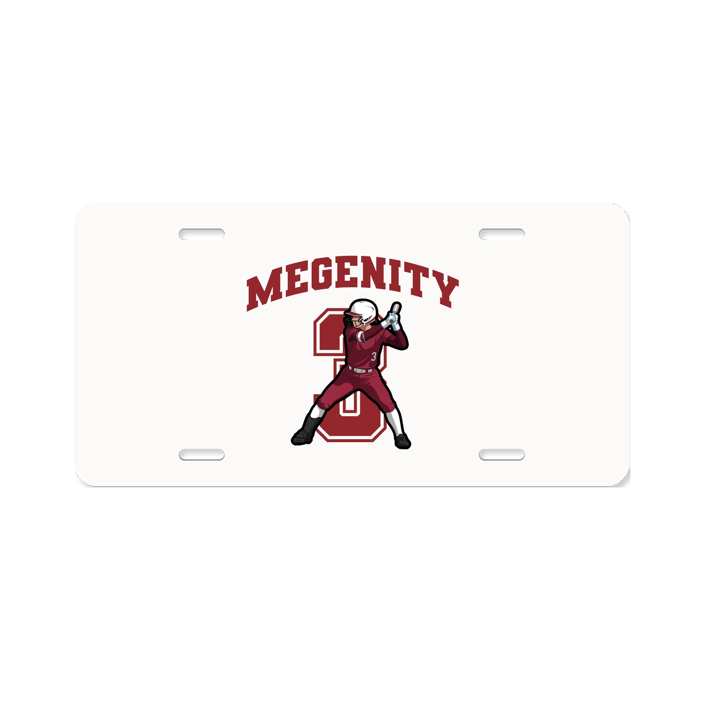License Plate — Number in Classic