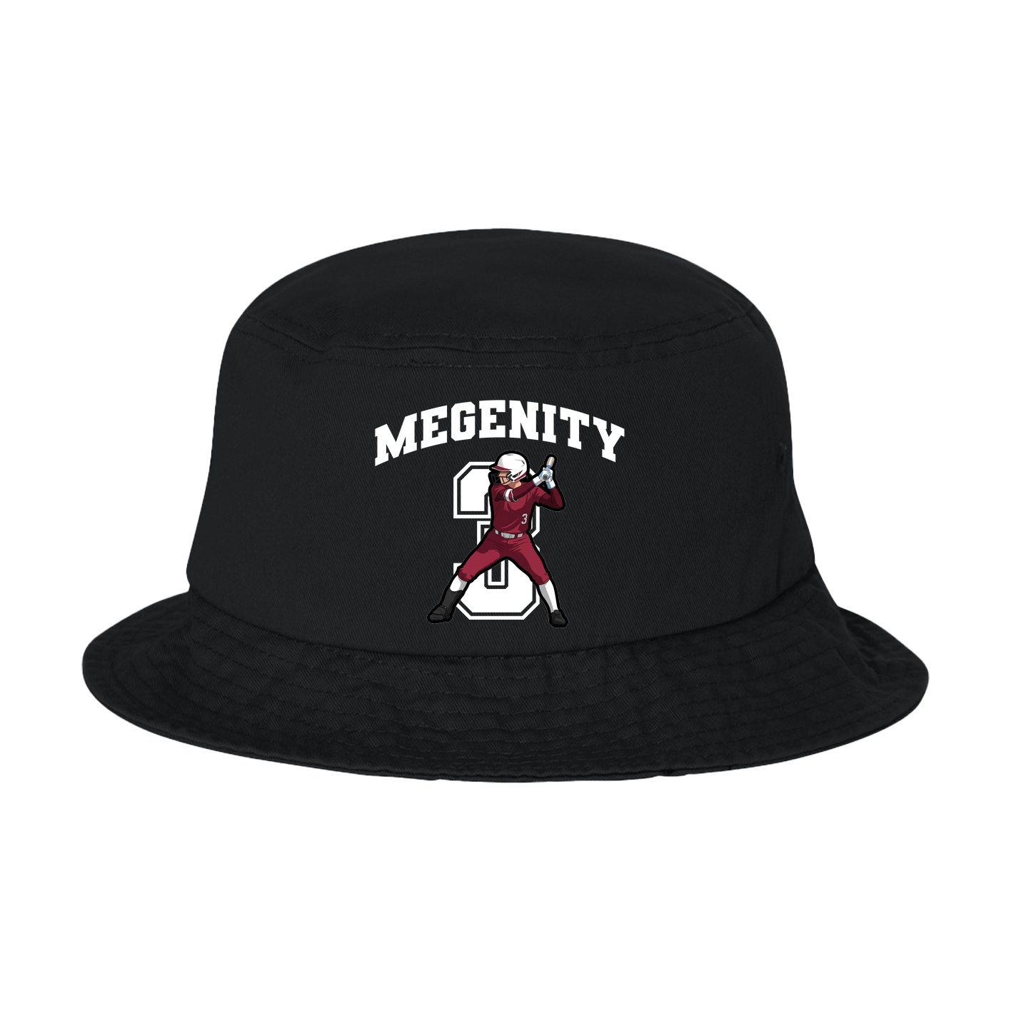 Bucket Cap — Number in Black