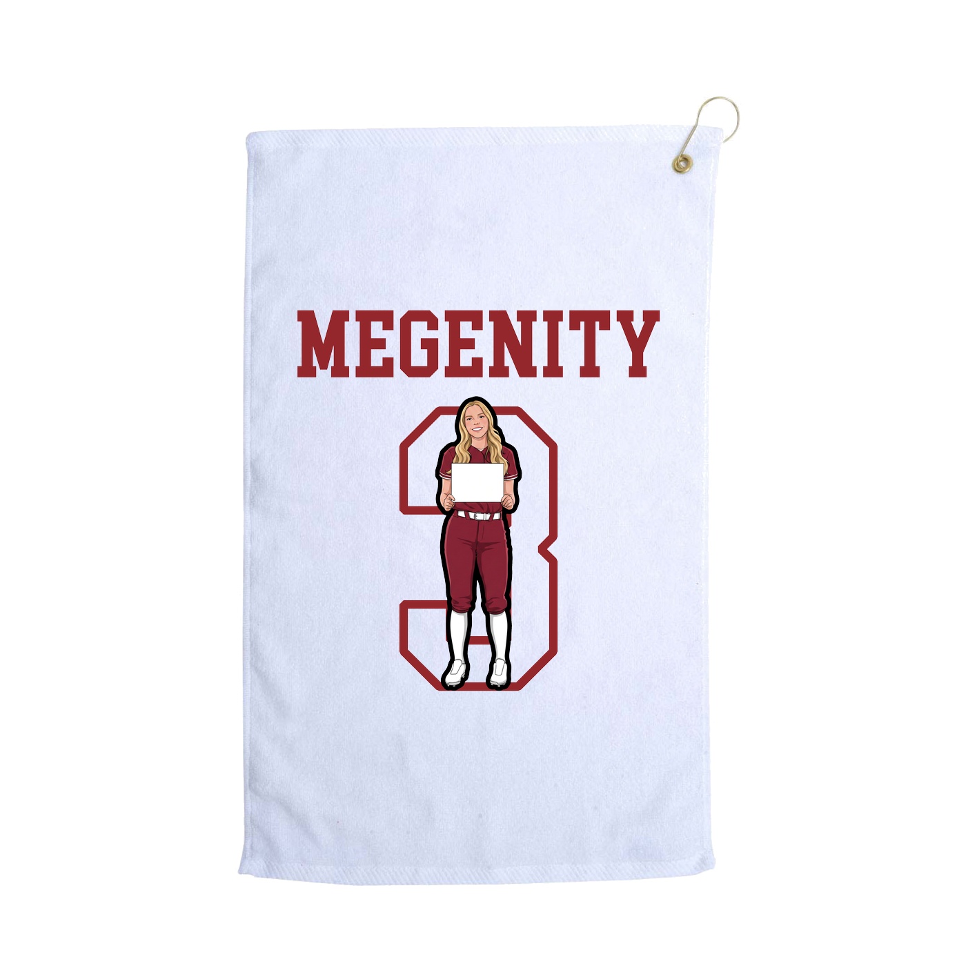 Golf Towel — Shirsey in White