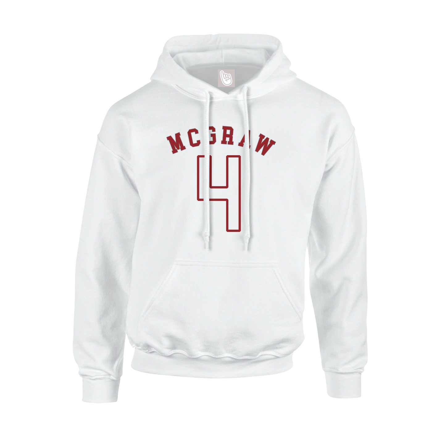 Youth Hoodie — Shirsey Arch in White