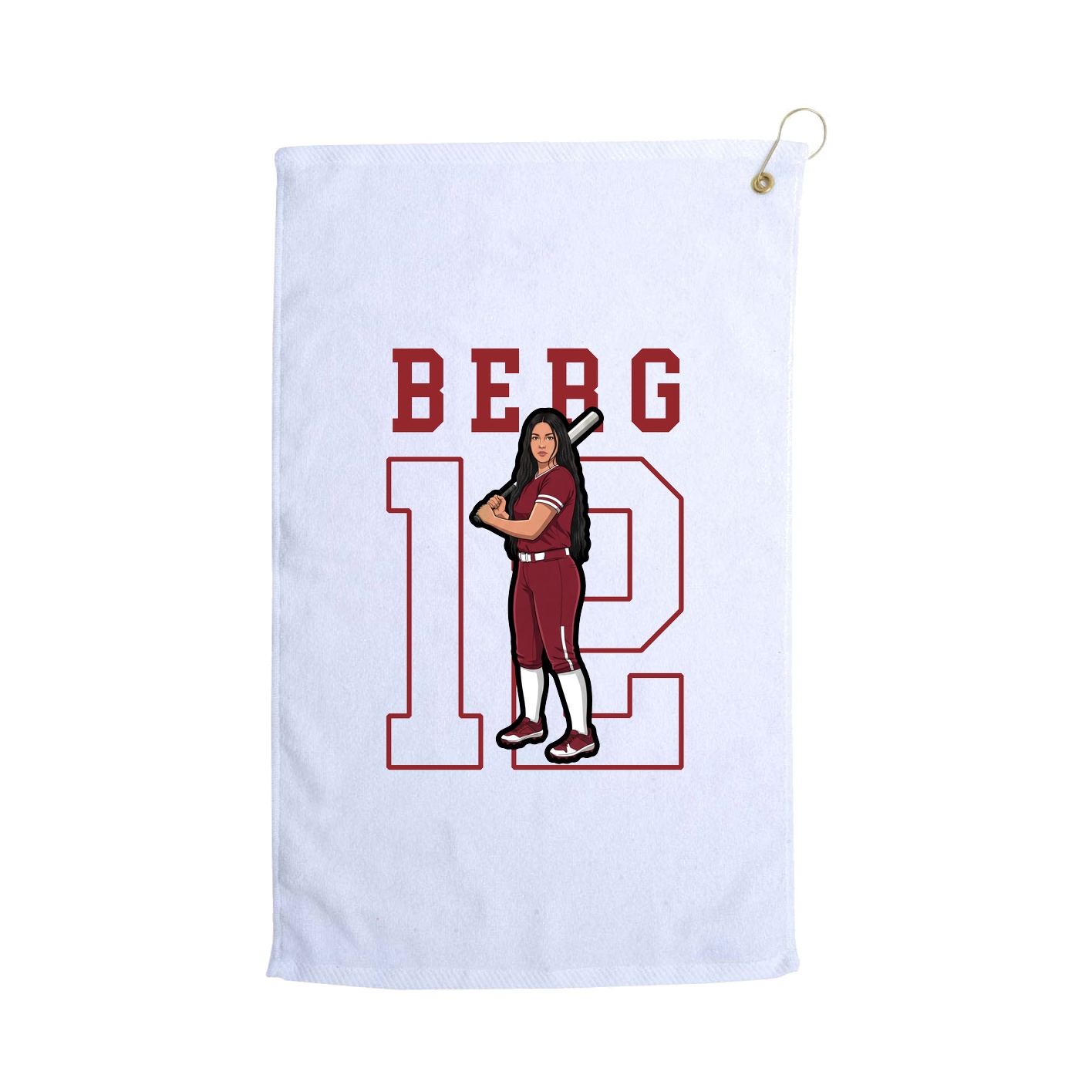 Golf Towel — Shirsey in White