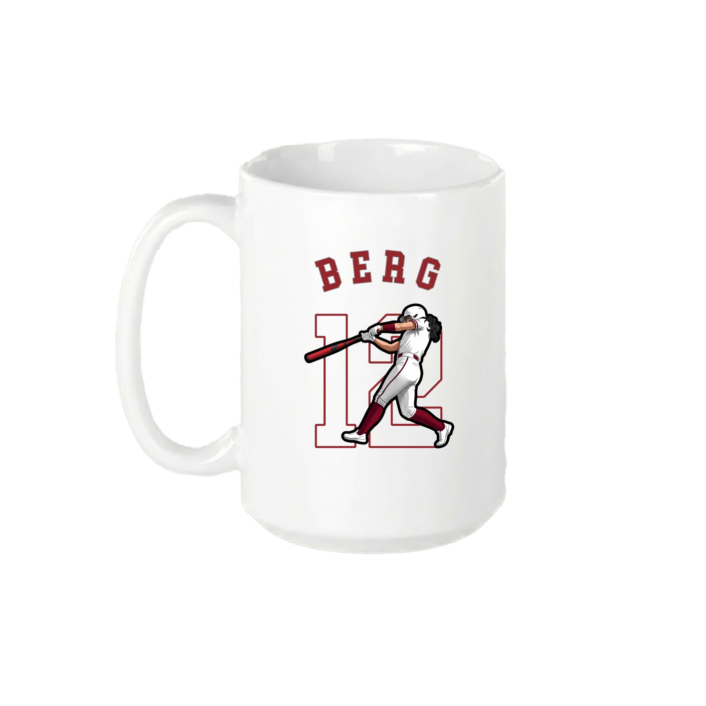 15oz Coffee Mug — Shirsey Arch in White