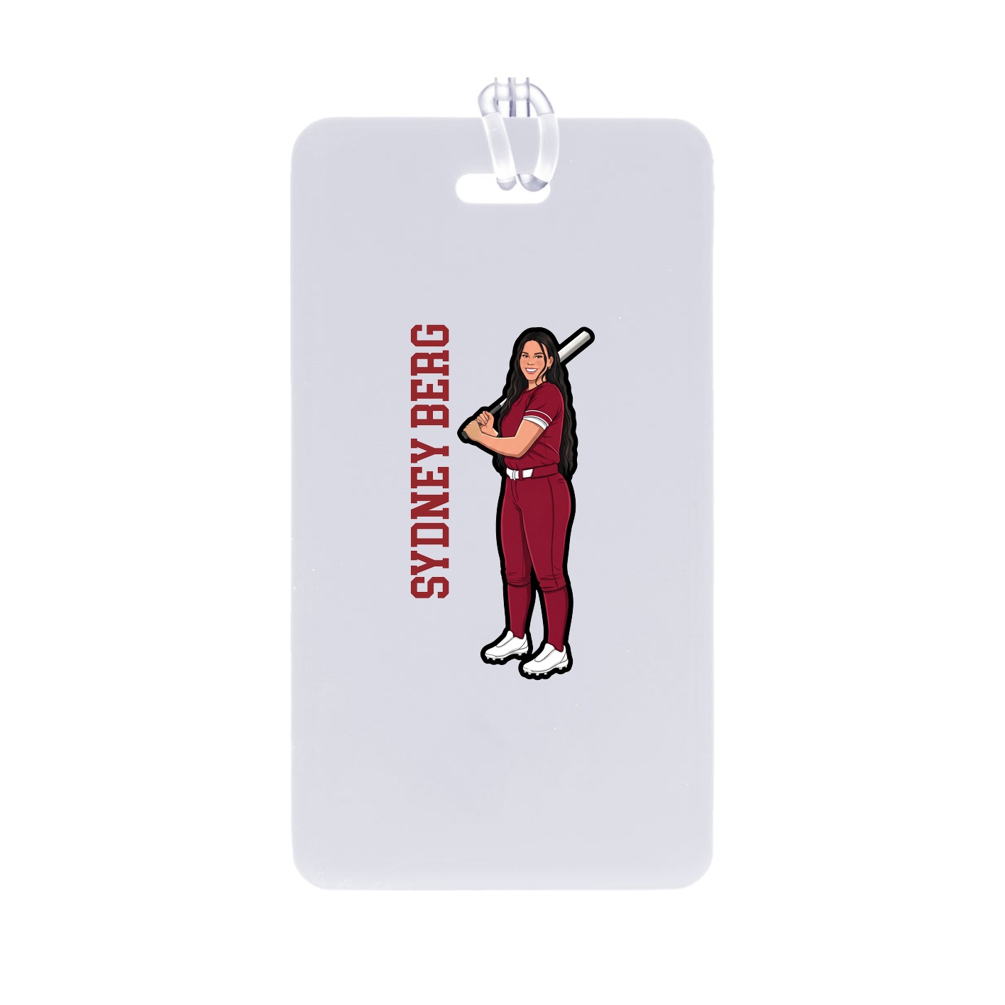 Bag Tag — Name Vertical in Classic