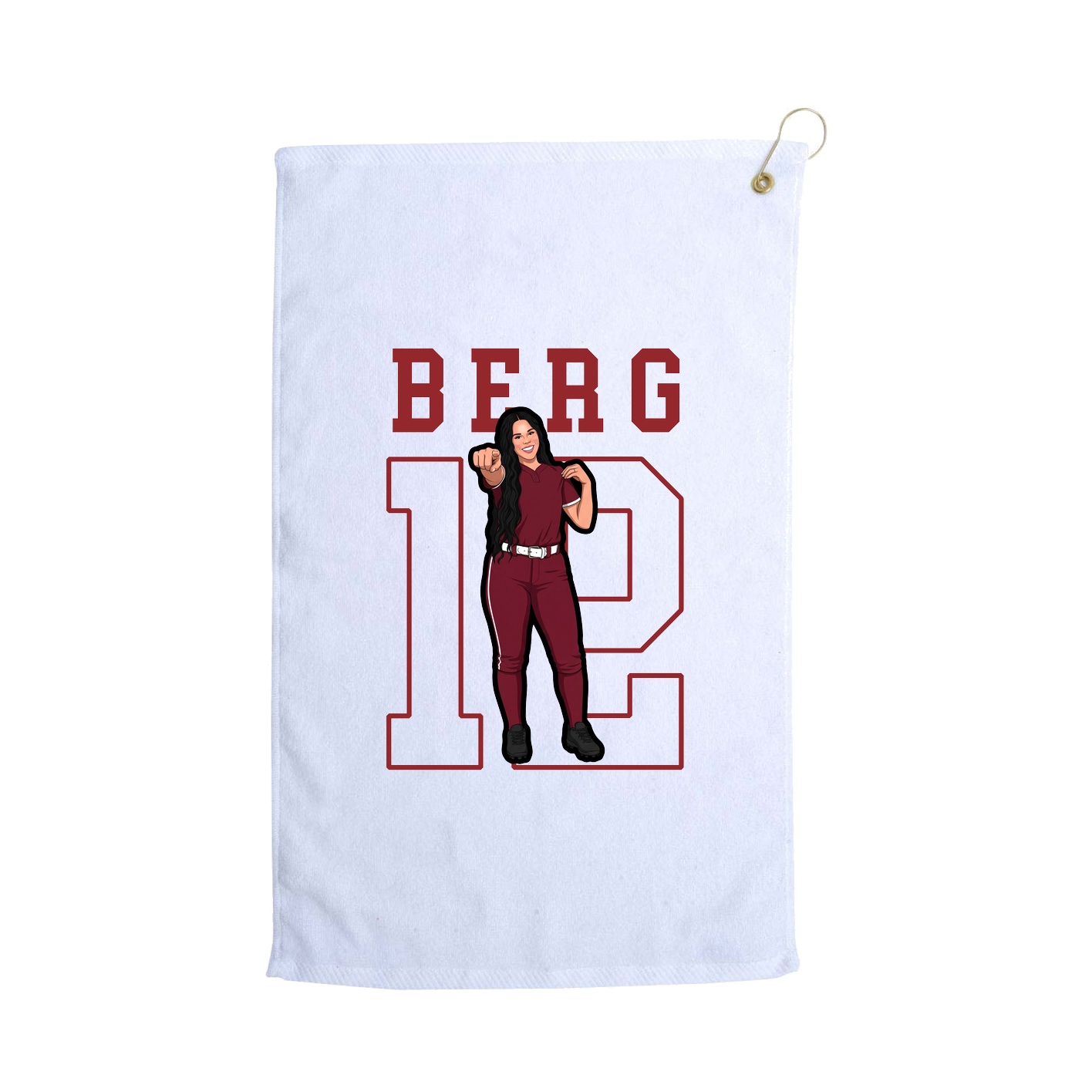 Golf Towel — Shirsey in White