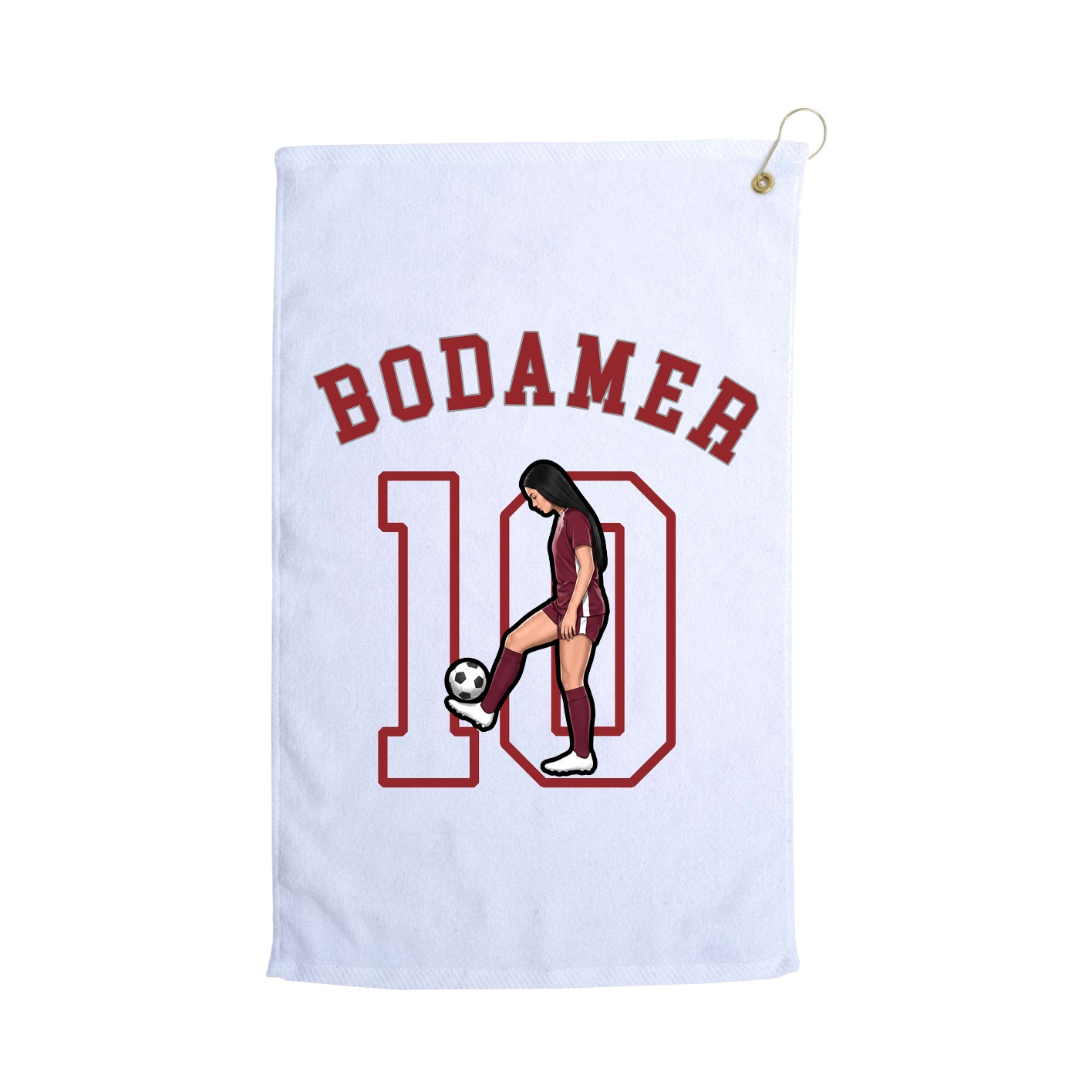Golf Towel — Shirsey Arch in White