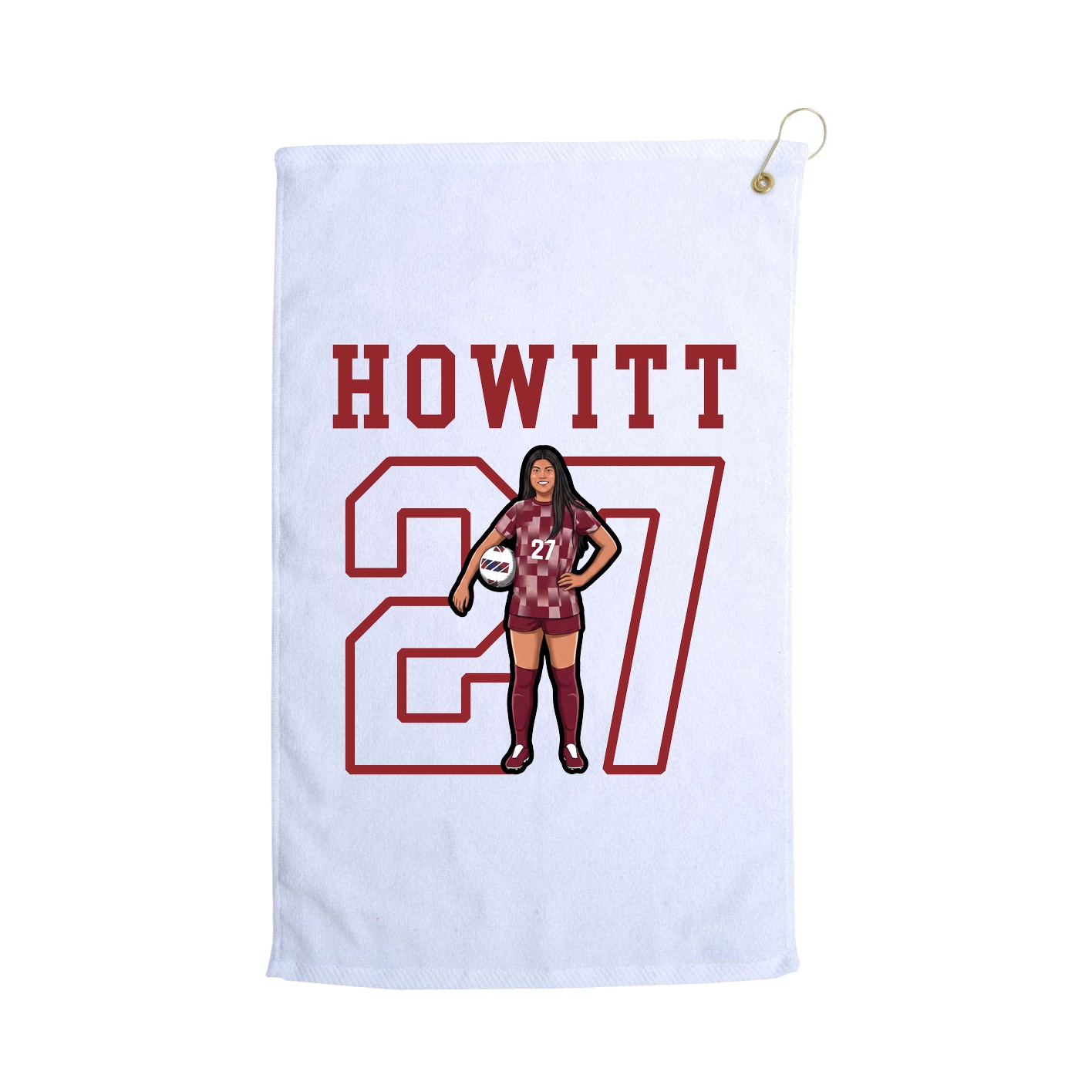 Golf Towel — Shirsey in White