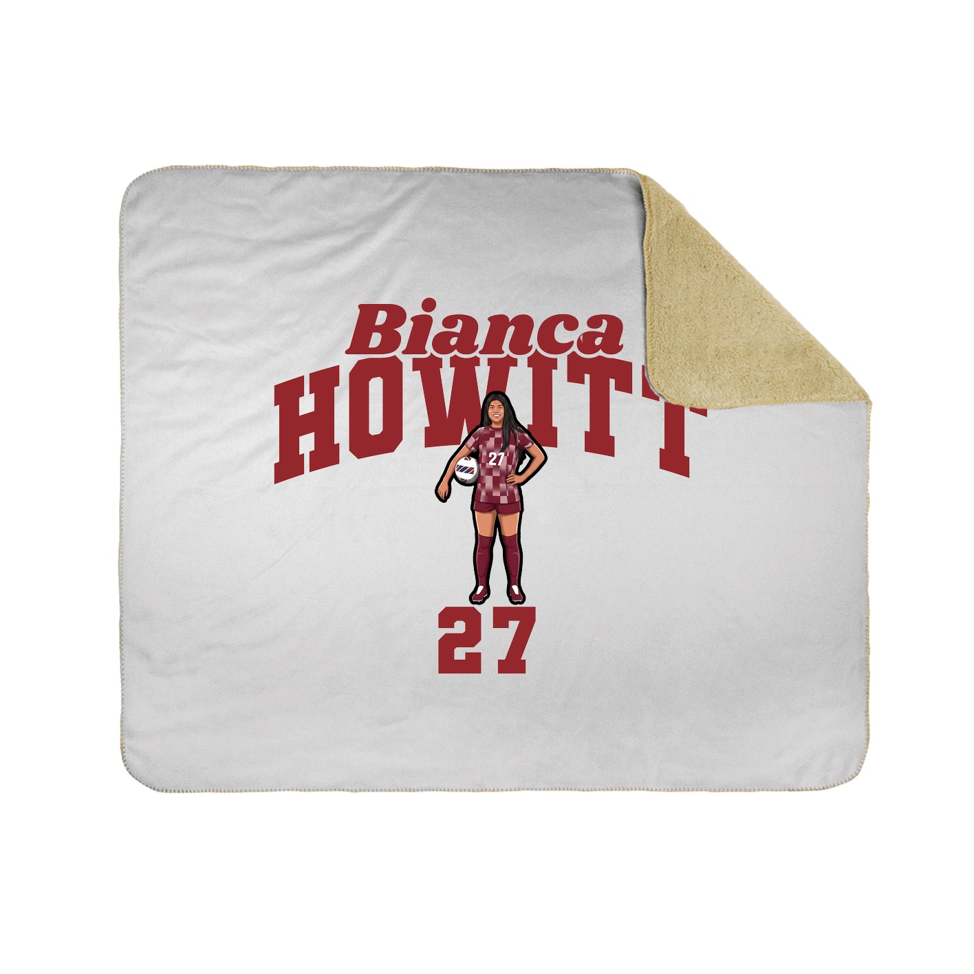 Throw Blanket — Signature Arch in White