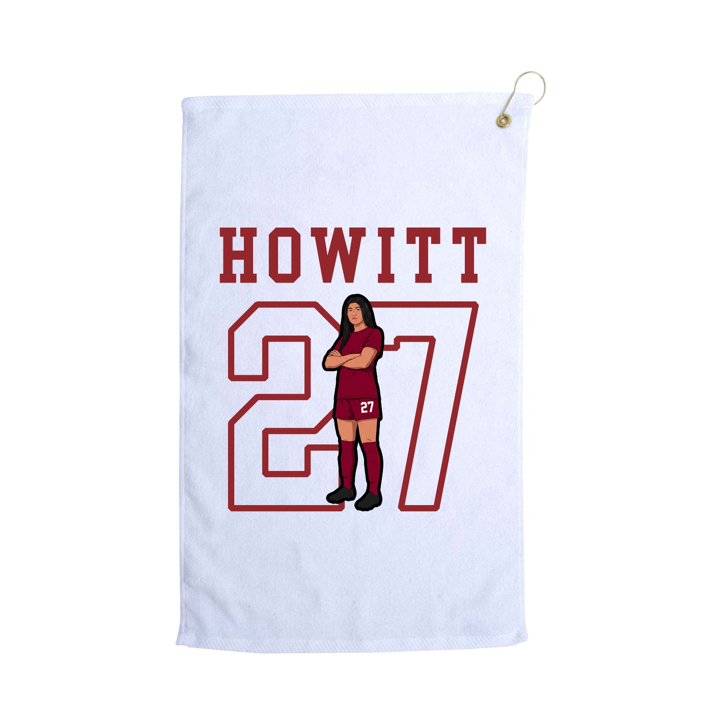 Golf Towel — Shirsey in White
