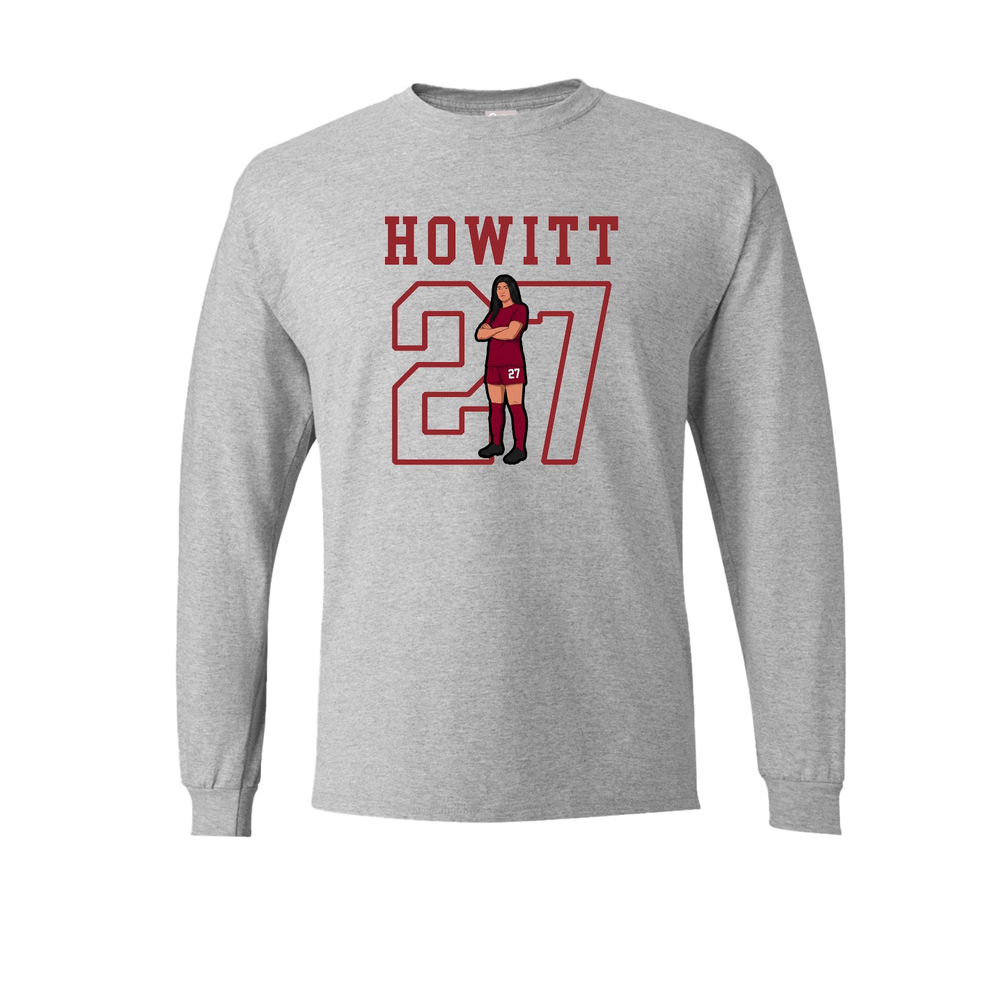 Long Sleeve Tee — Shirsey in Grey