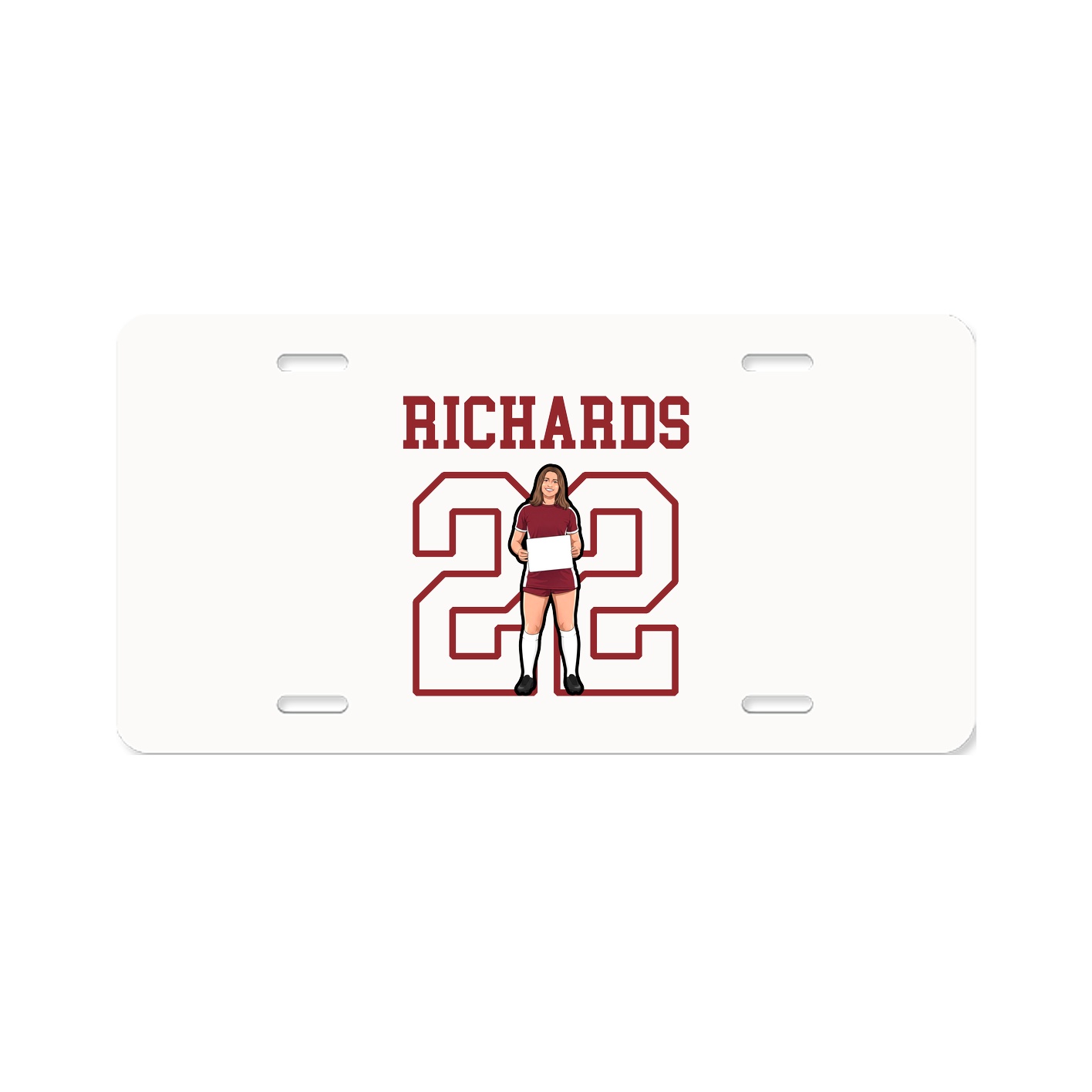 License Plate — Shirsey in Classic