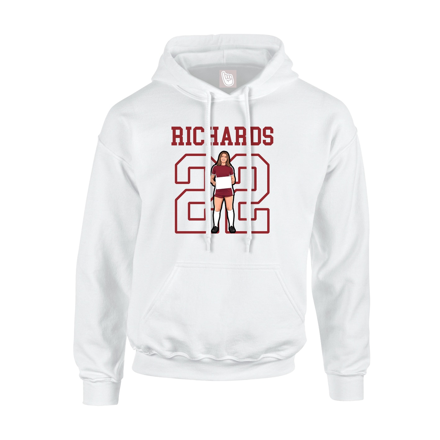 Youth Hoodie — Shirsey in White