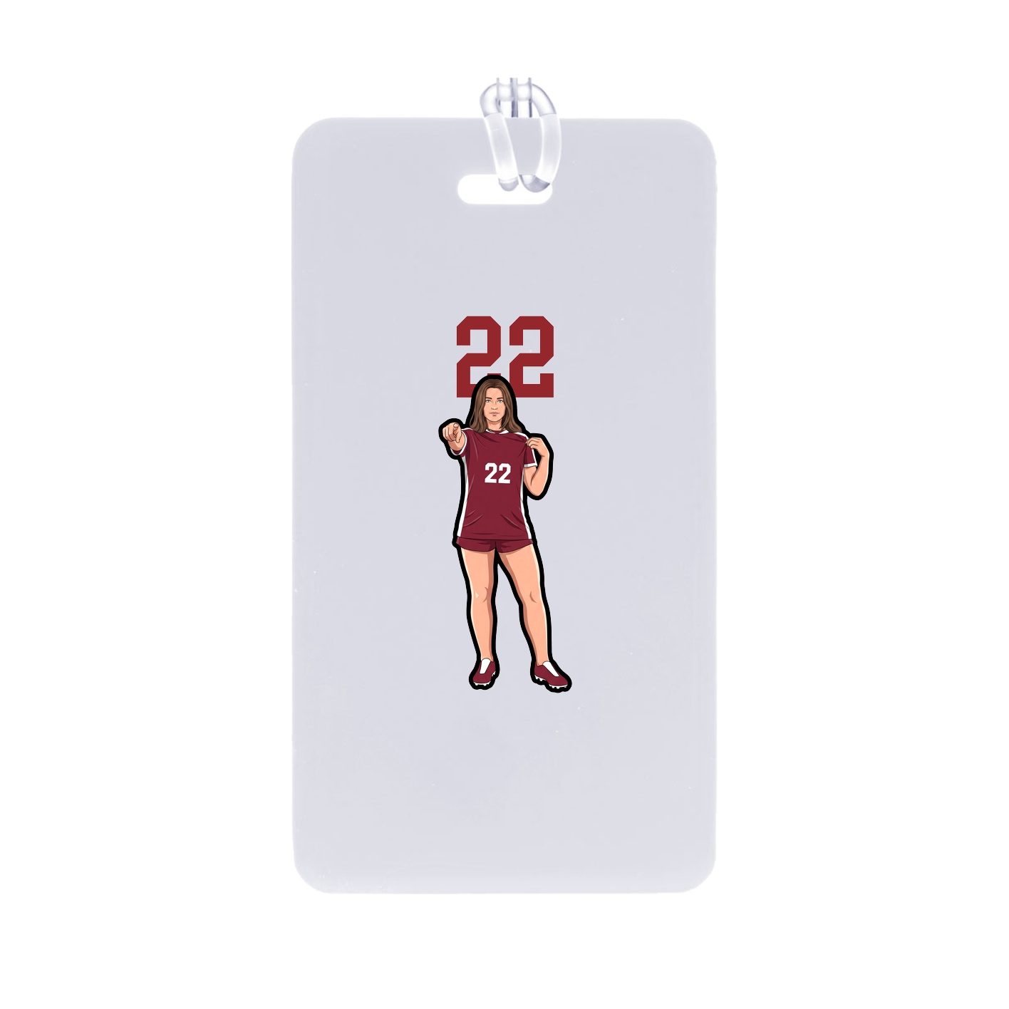 Bag Tag — Number Top in Classic