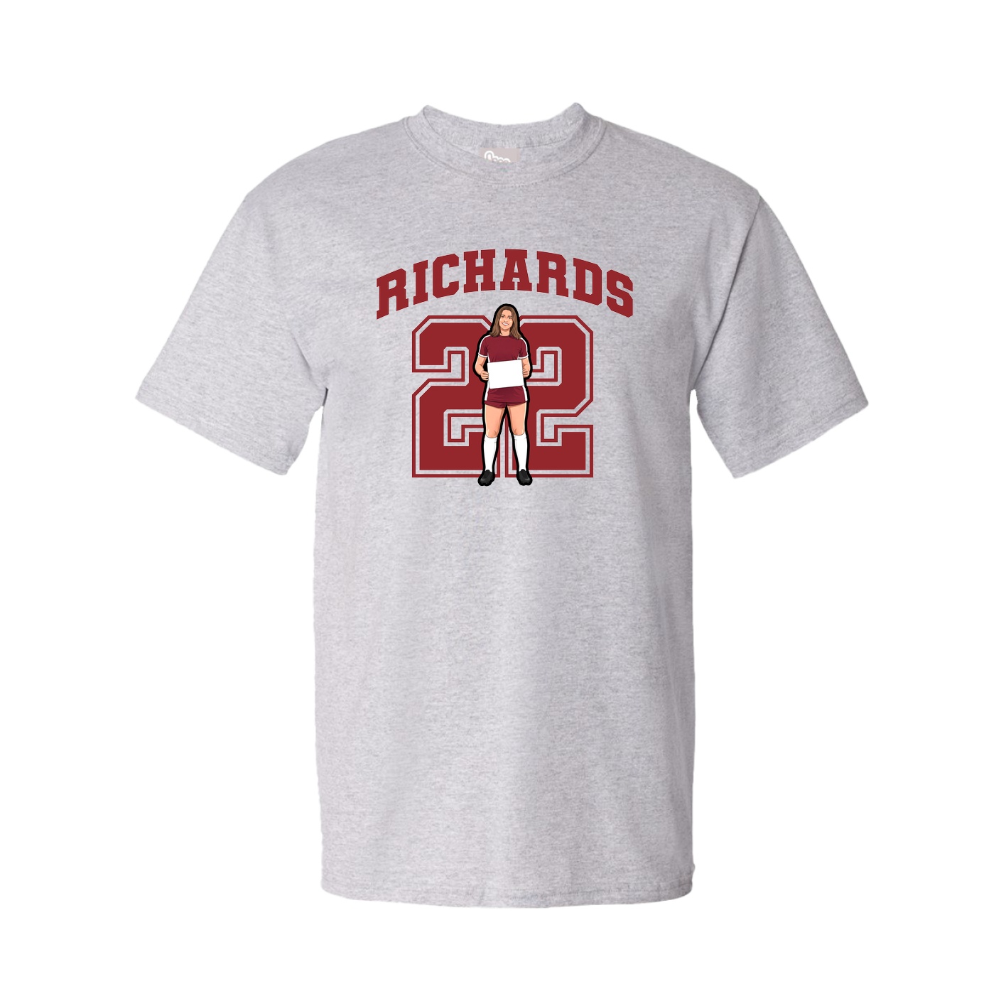 Tee — Number in Grey