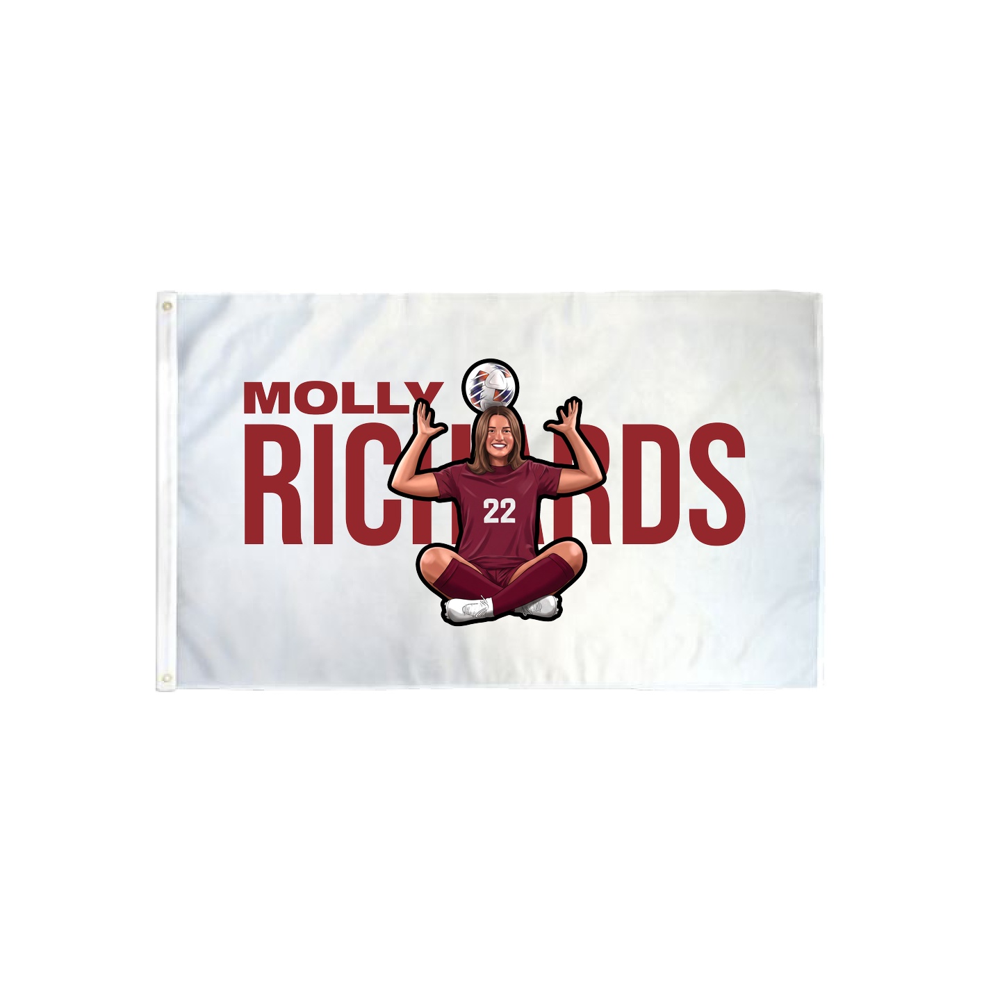 3x5 Flag — Player Name in Classic