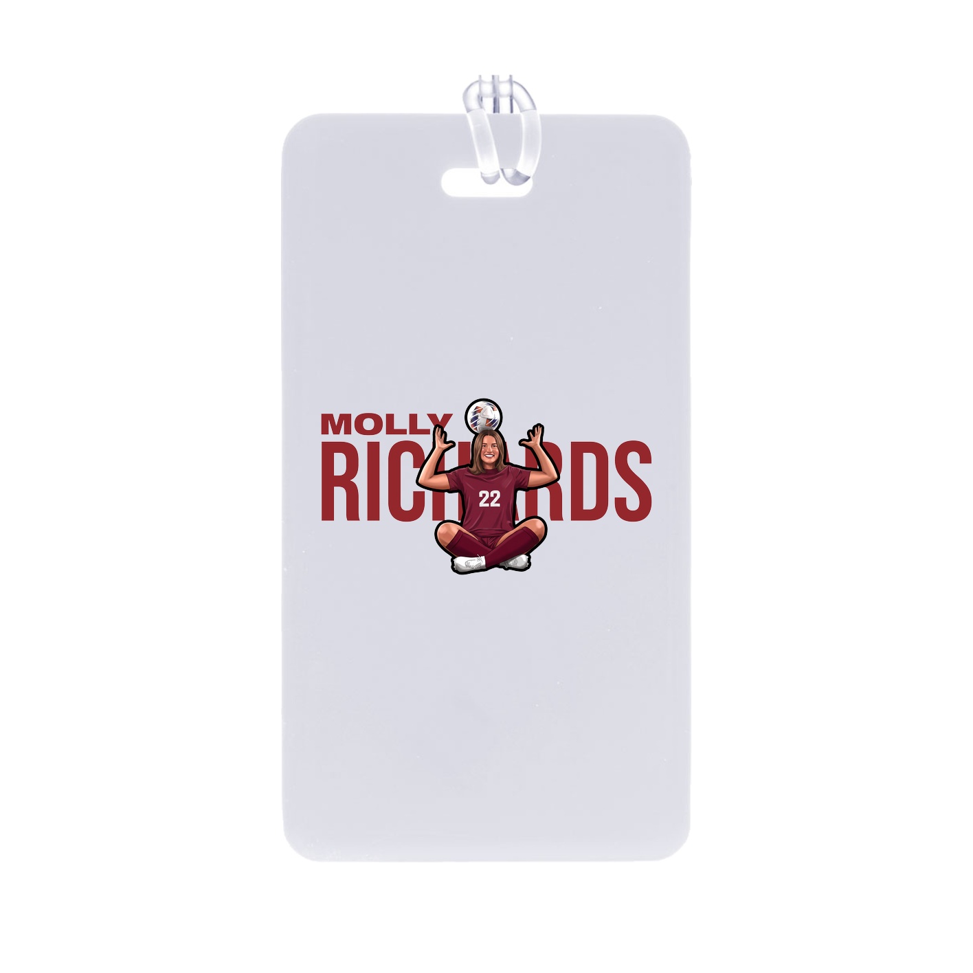 Bag Tag — Player Name in Classic
