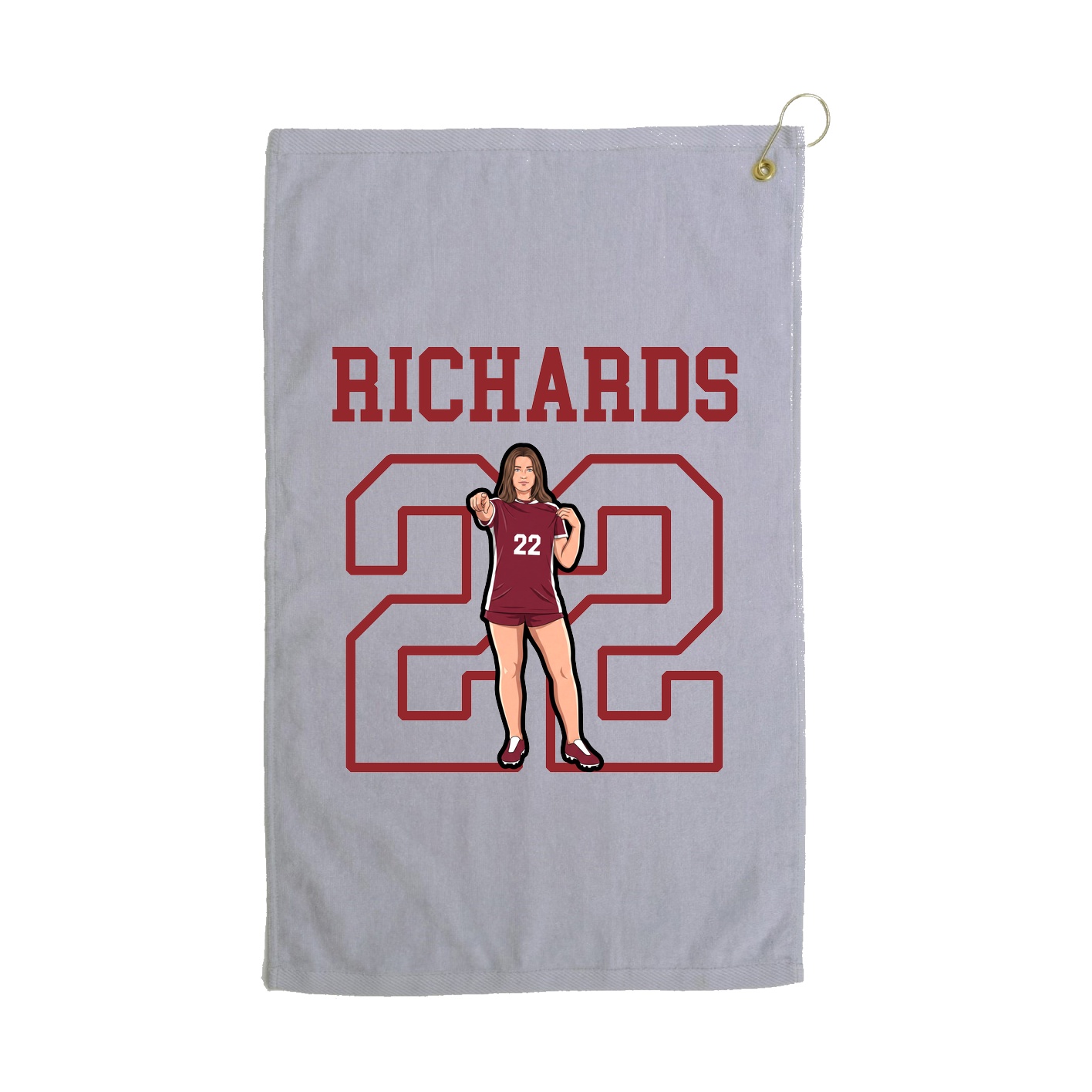Golf Towel — Shirsey in Grey