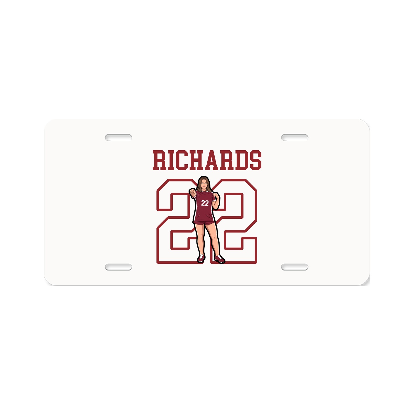 License Plate — Shirsey in Classic