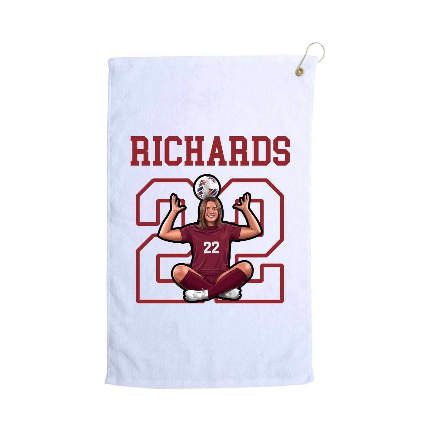 Golf Towel — Shirsey in White