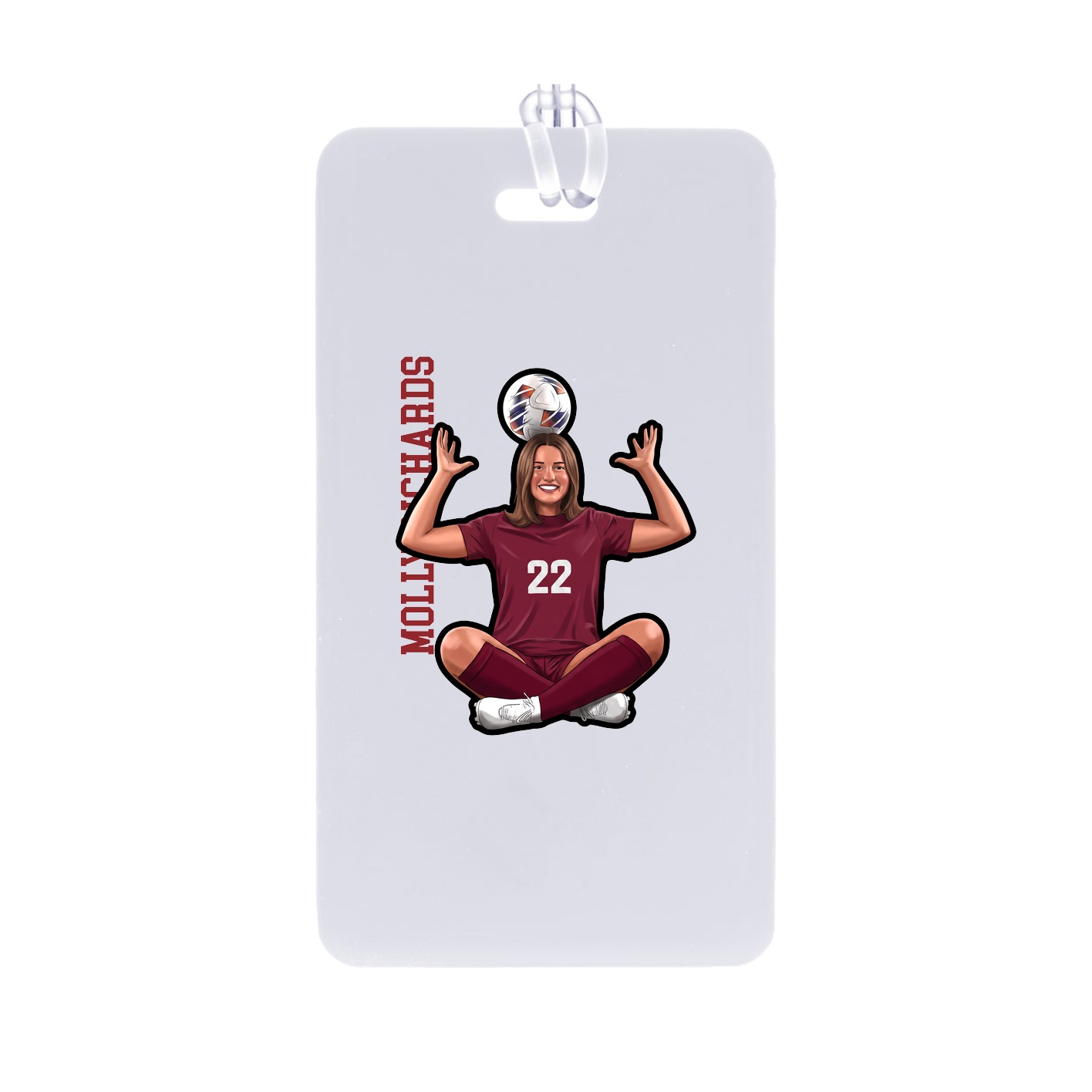 Bag Tag — Name Vertical in Classic