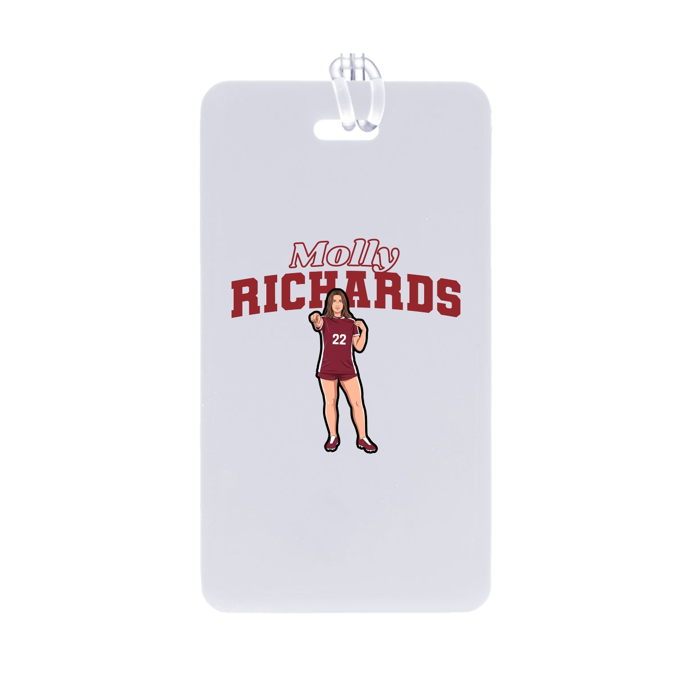 Bag Tag — Name Arch in Classic