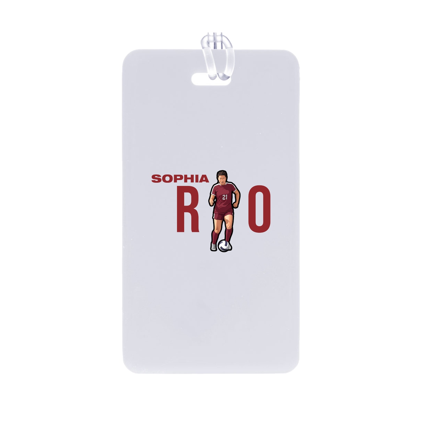 Bag Tag — Player Name in Classic