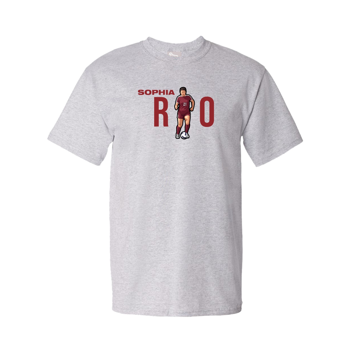 Tee — Player Name in Grey