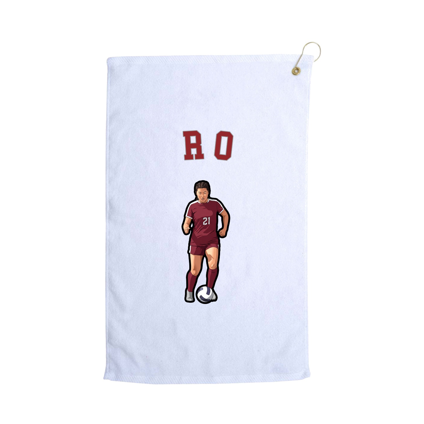 Golf Towel — Shirsey Arch in White