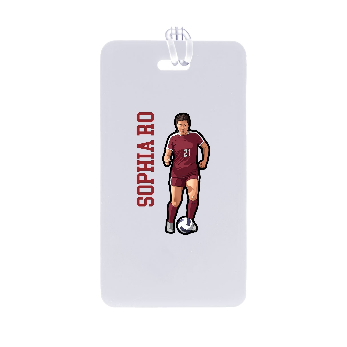 Bag Tag — Name Vertical in Classic