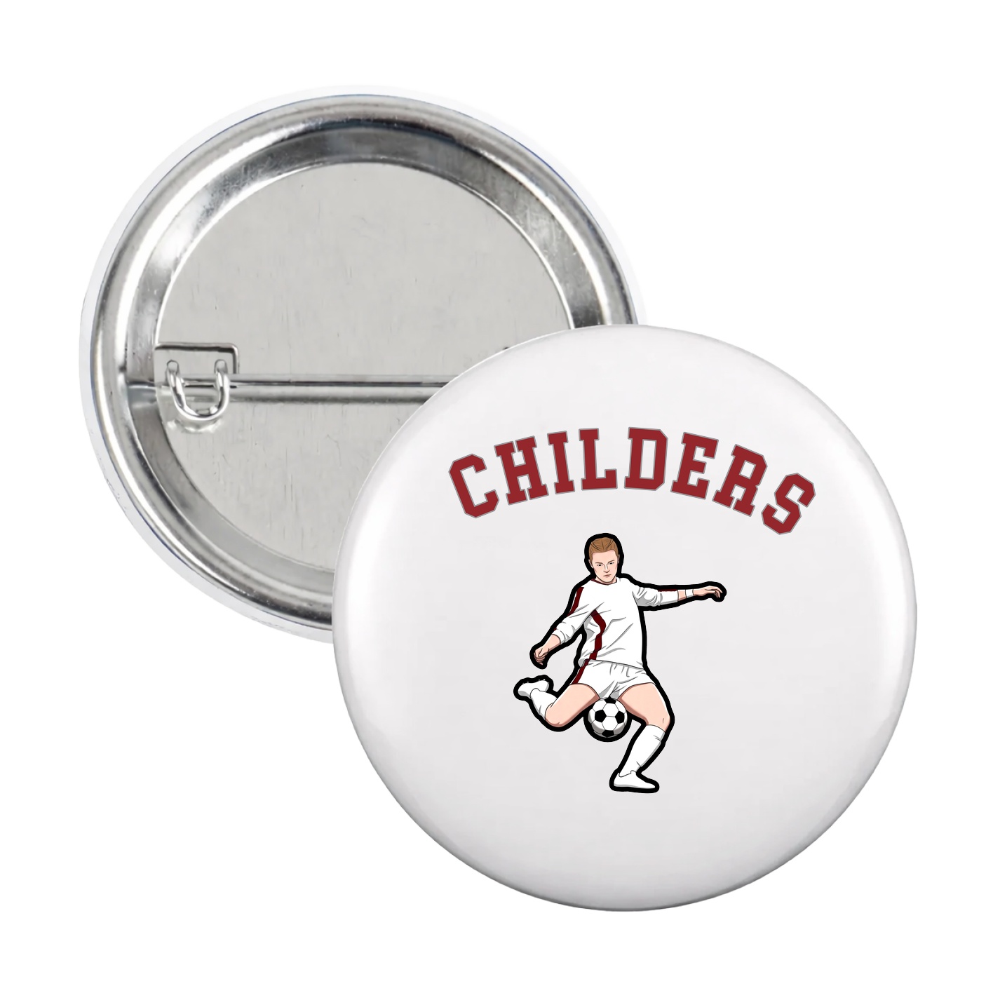 Game Day Button — Shirsey Arch in White