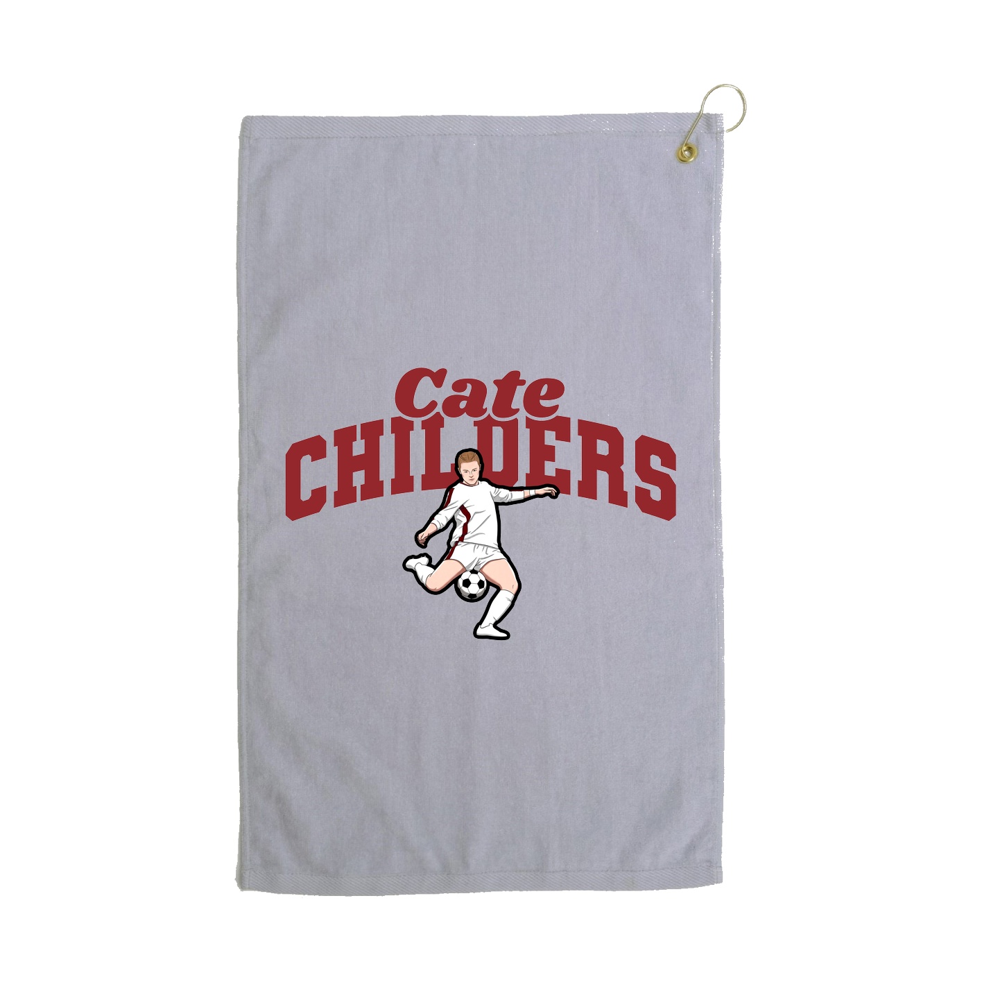 Golf Towel — Signature Arch in Grey