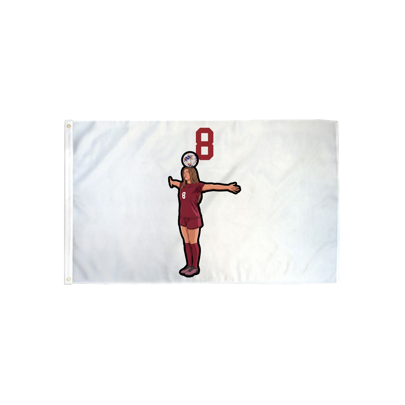 3x5 Flag — Number Top in Classic