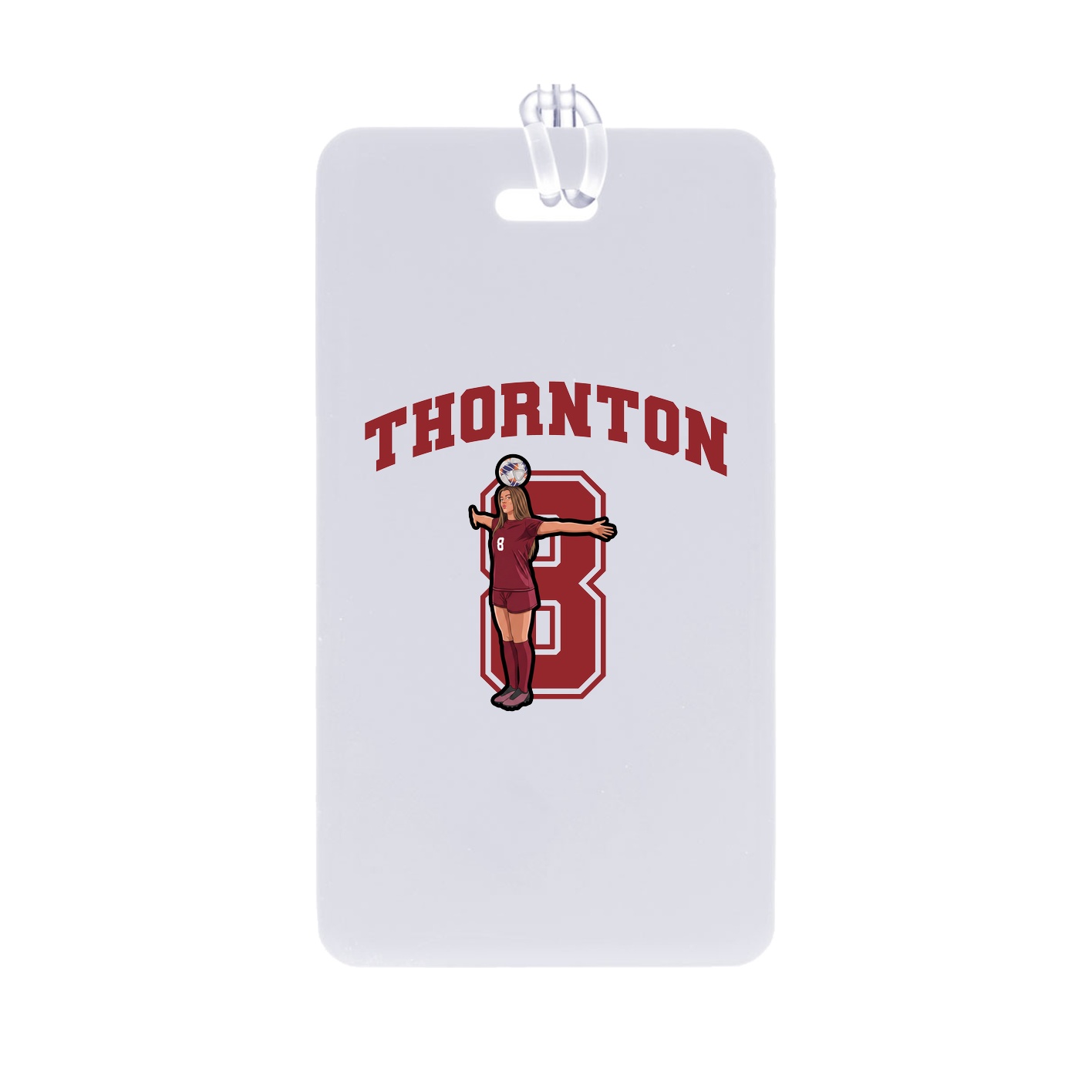 Bag Tag — Number in Classic