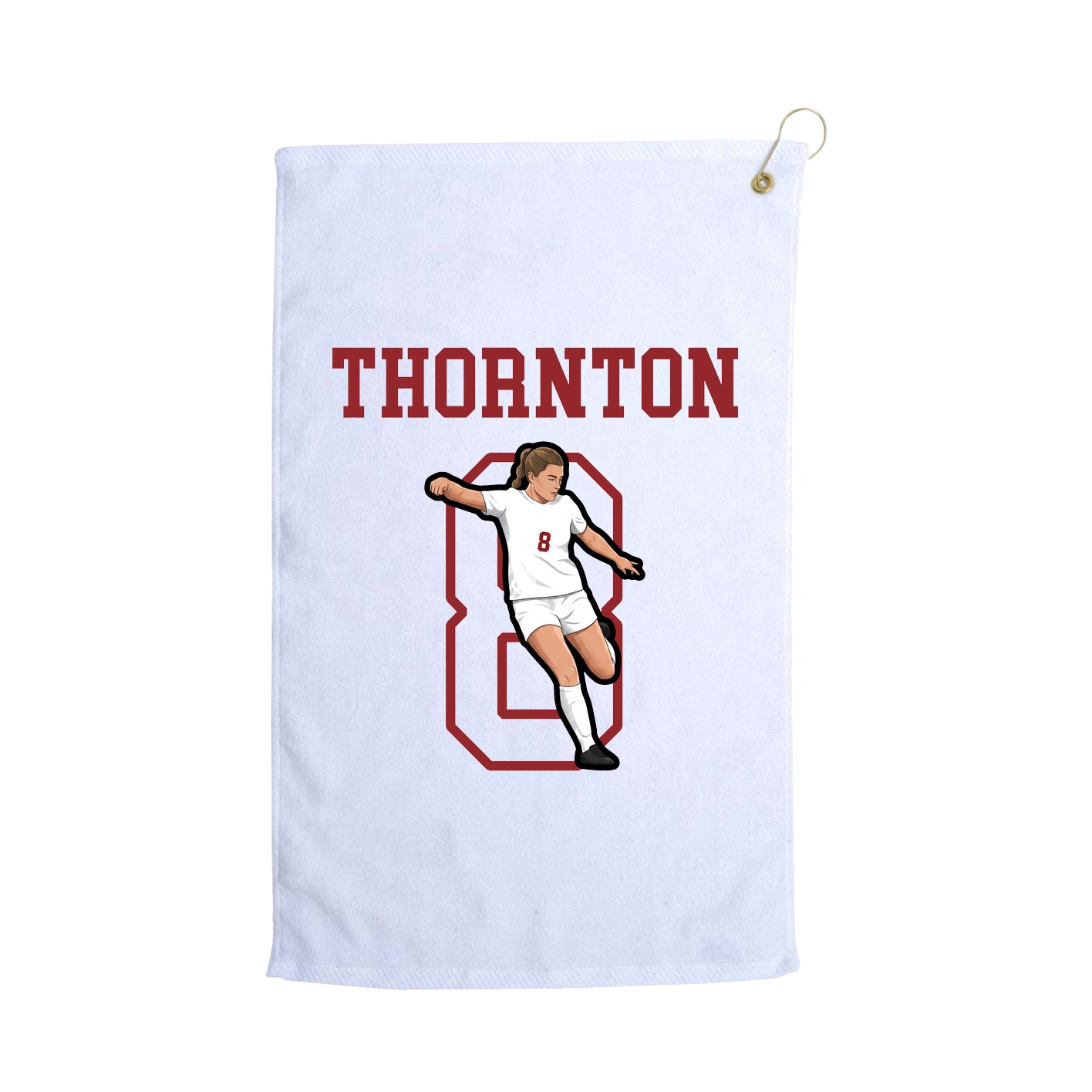 Golf Towel — Shirsey in White